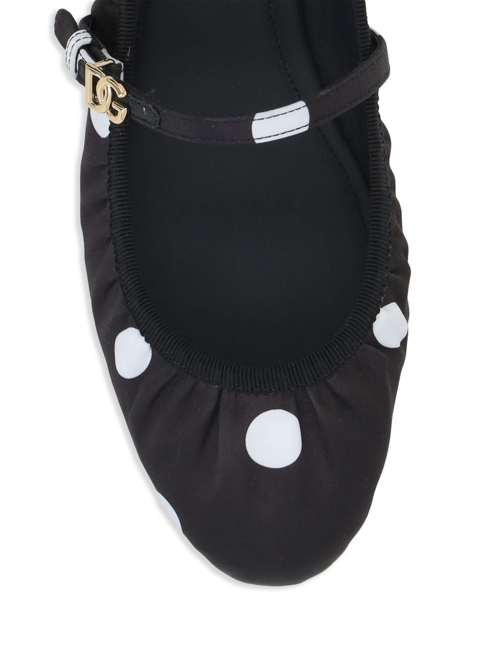 Dolce & Gabbana Flat Shoes Black Viscose Cotton