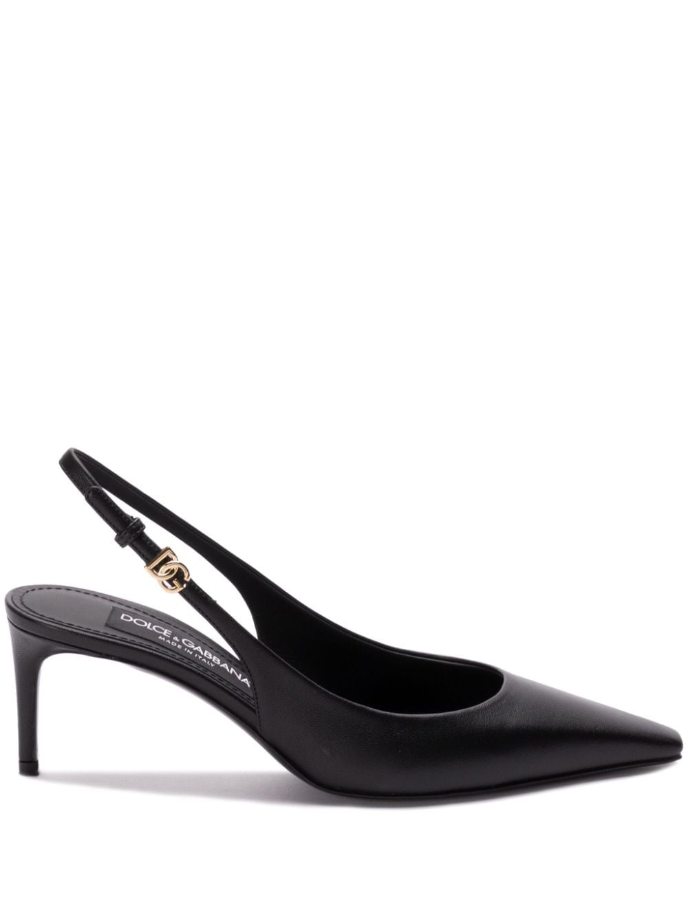 Dolce & Gabbana With Heel Black Lamb Leather
