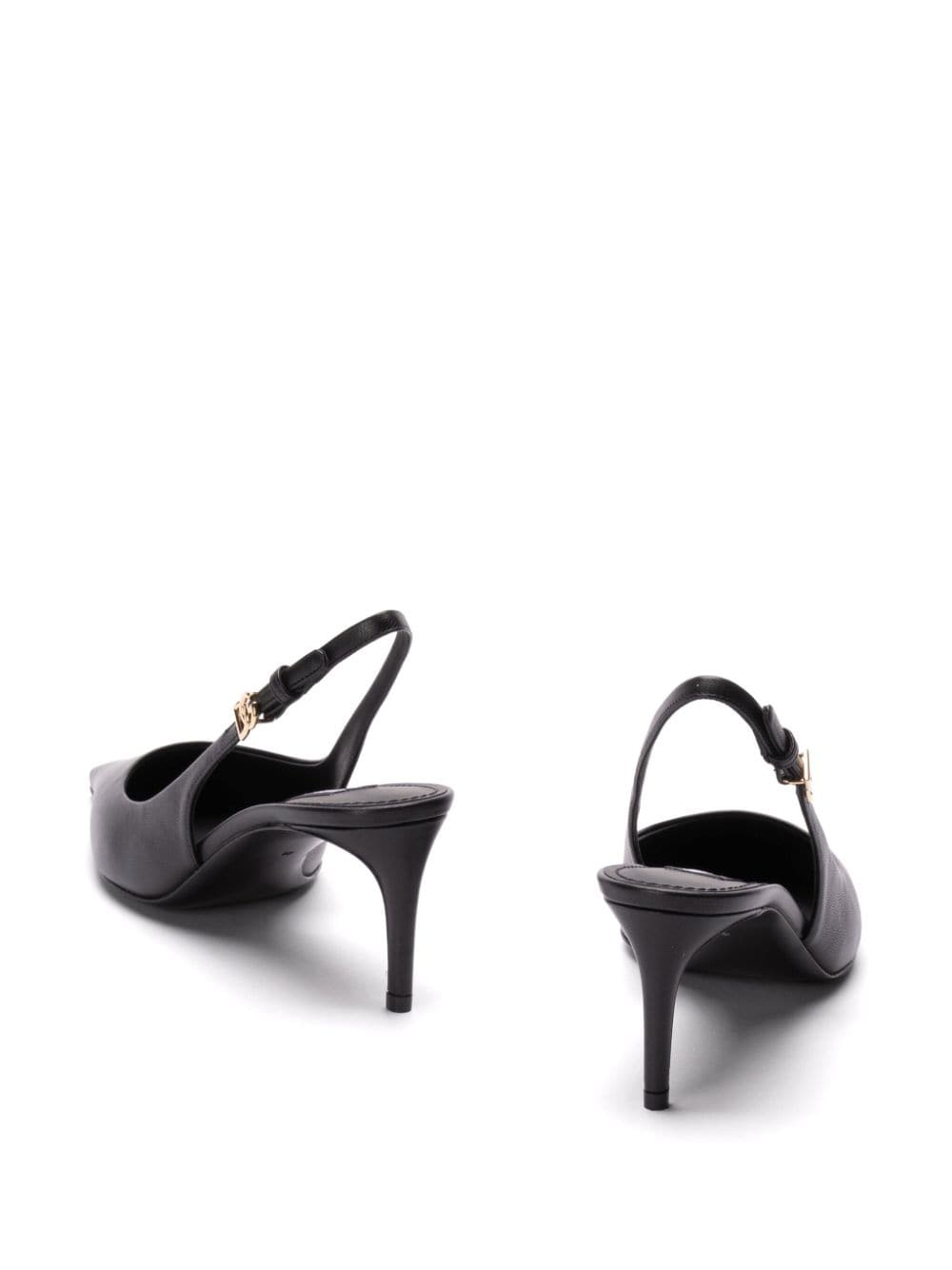 Dolce & Gabbana With Heel Black Lamb Leather