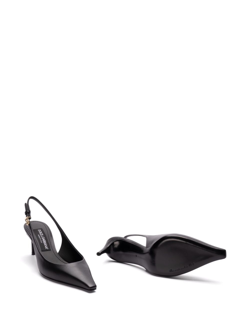 Dolce & Gabbana With Heel Black Lamb Leather