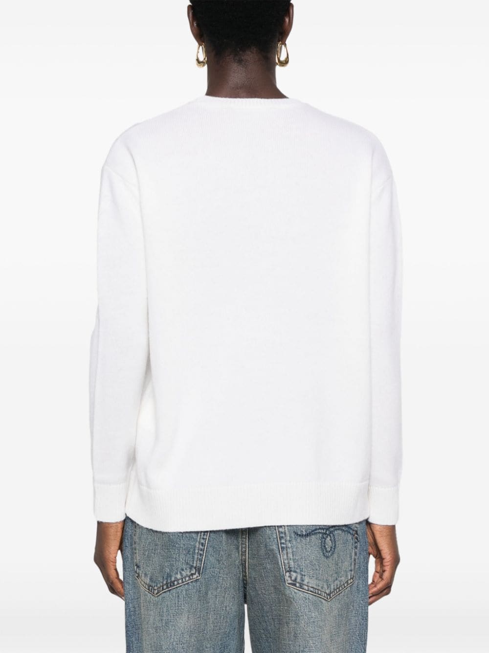 Max Mara Sweaters White Wool