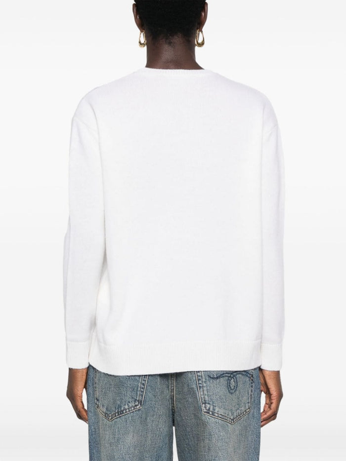 Max Mara Sweaters White Wool