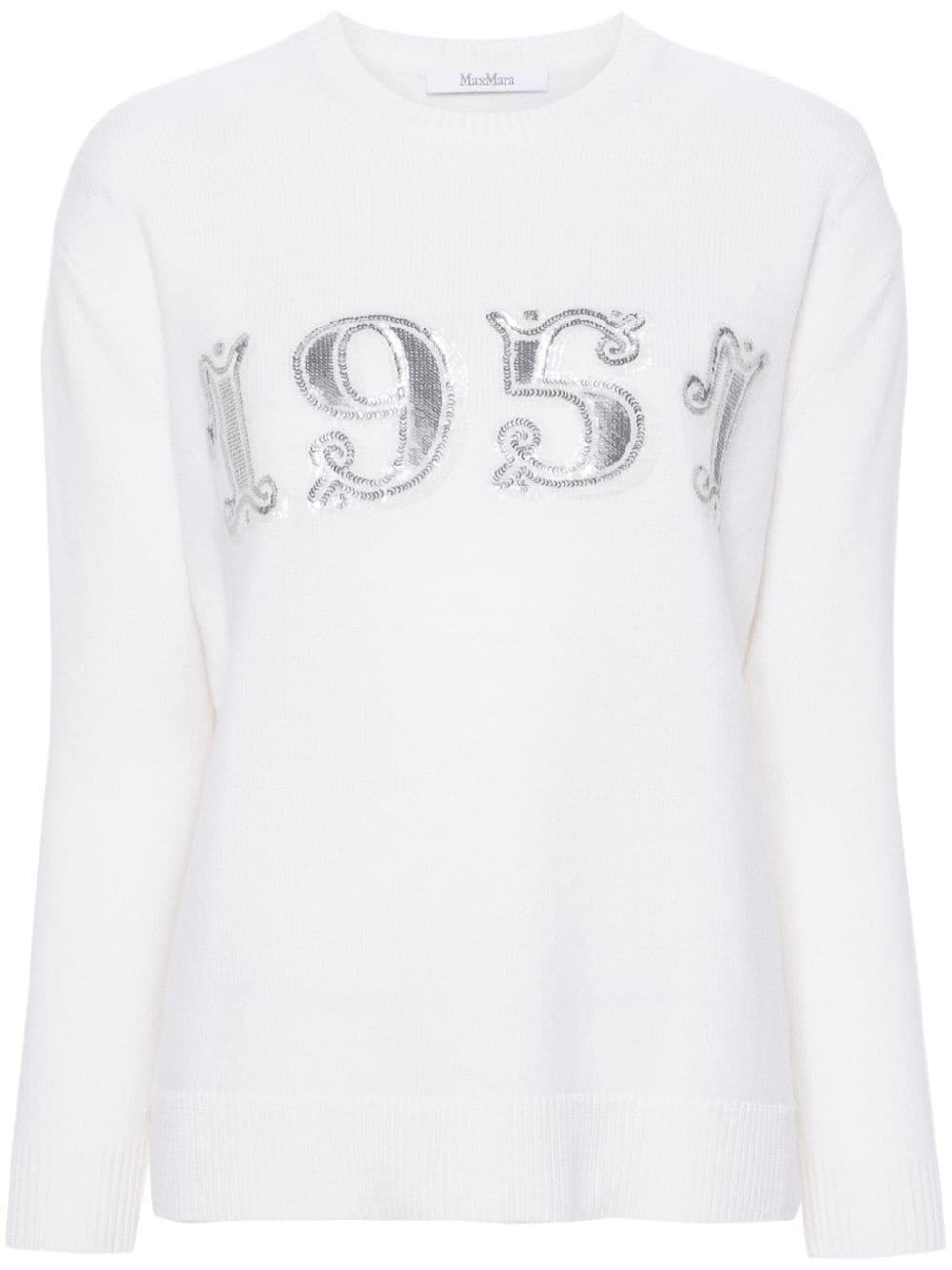 Max Mara Sweaters White Wool