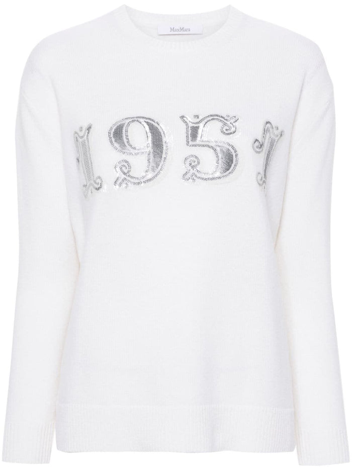 Max Mara Sweaters White Wool