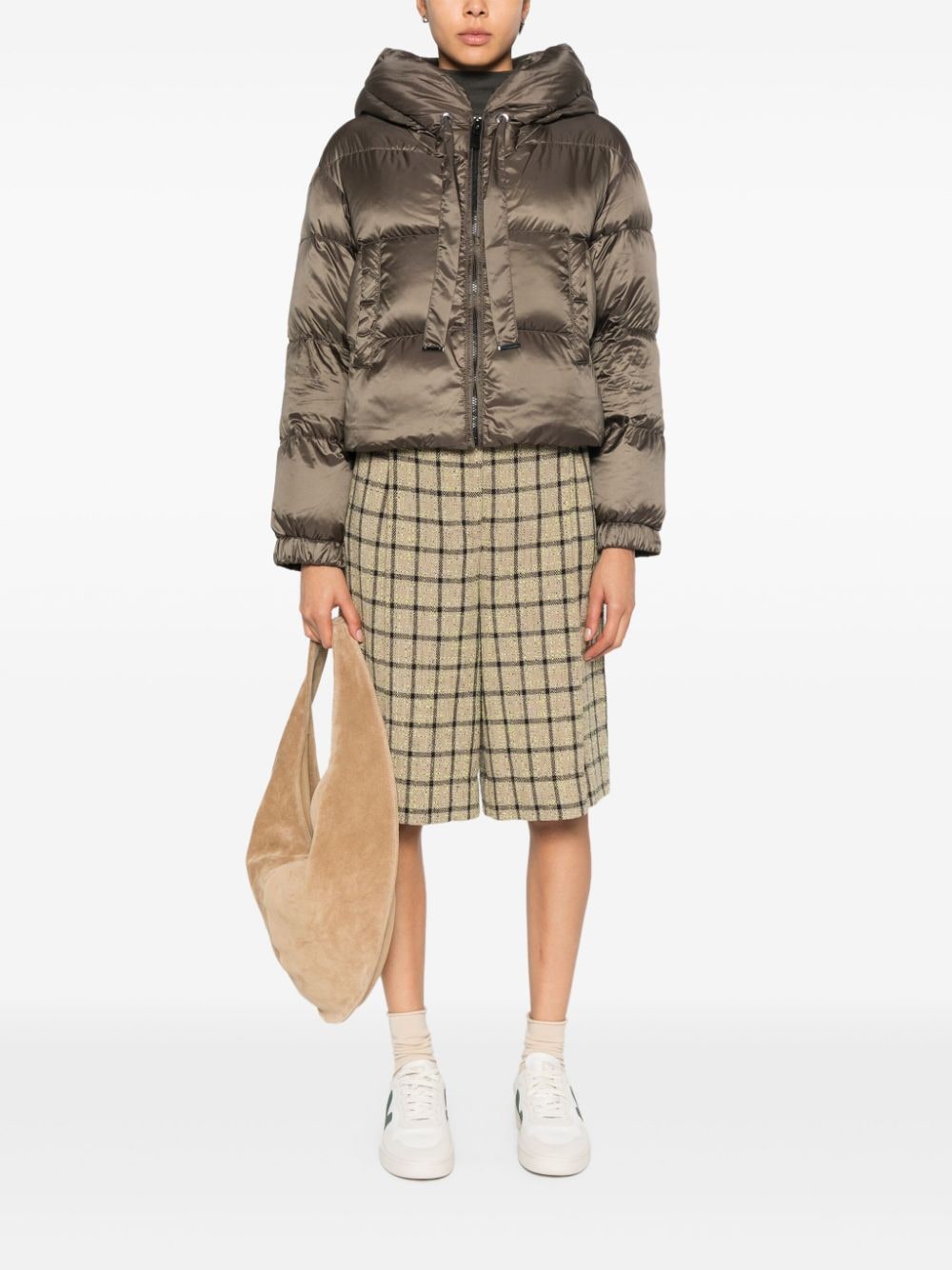 Max Mara The Cube Coats Green Polyamide