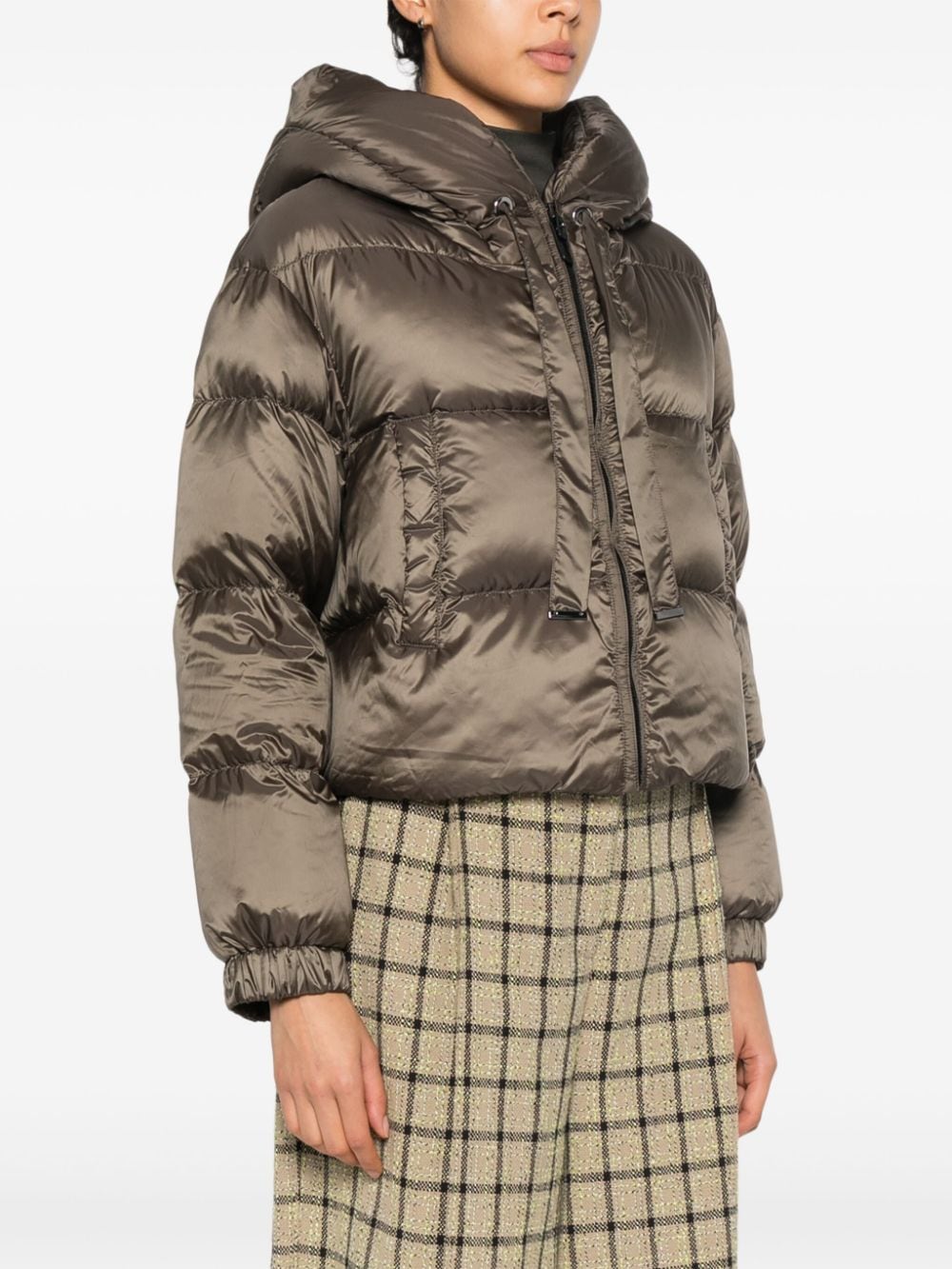 Max Mara The Cube Coats Green Polyamide
