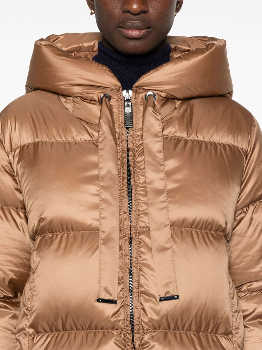 Max Mara The Cube Coats Brown Polyamide