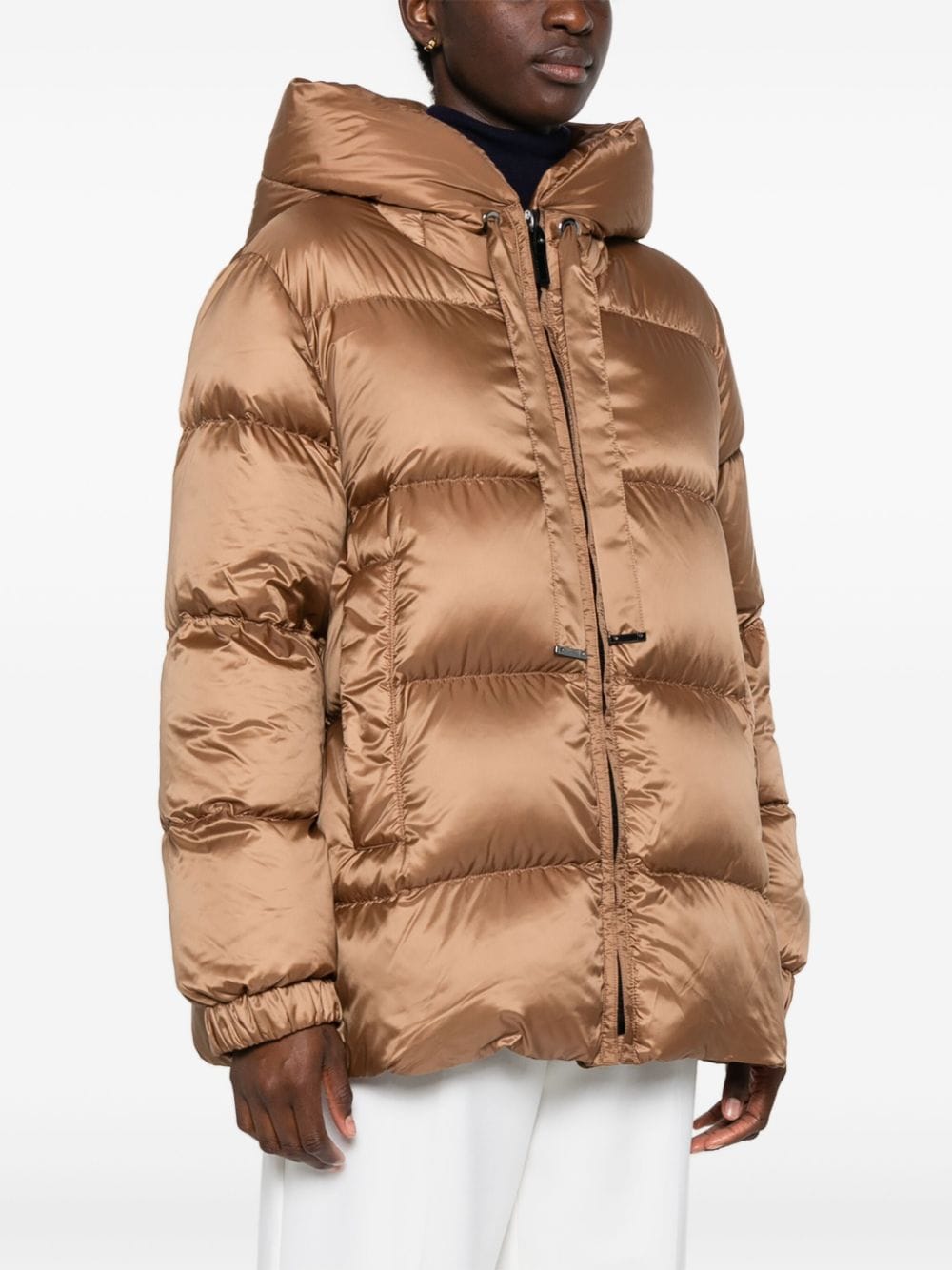 Max Mara The Cube Coats Brown Polyamide
