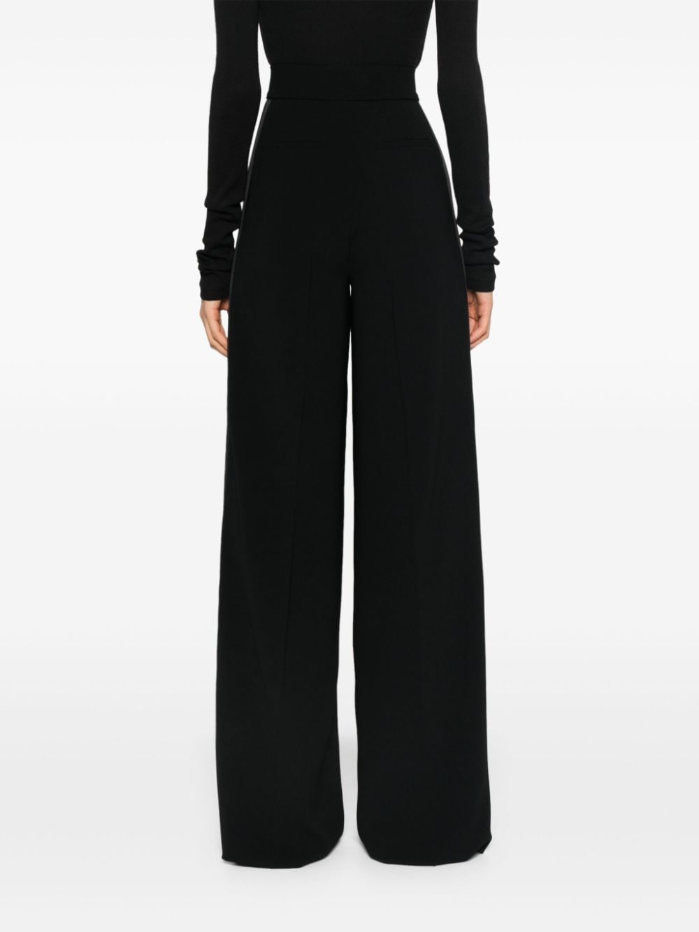 Max Mara Pianoforte Trousers Black Triacetate Polyester