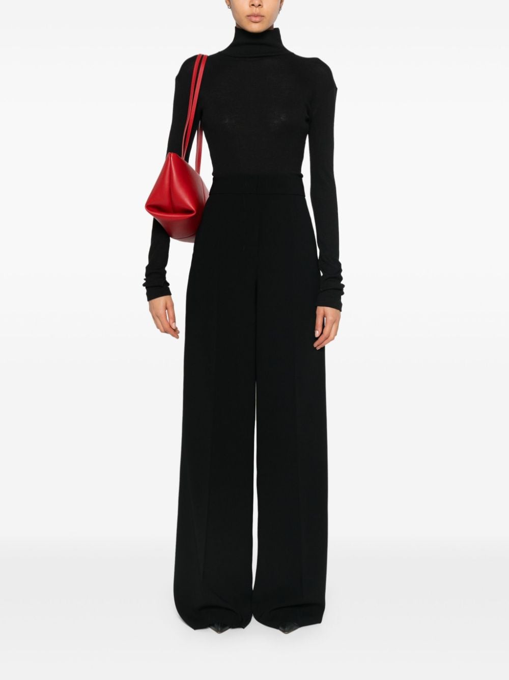 Max Mara Pianoforte Trousers Black Triacetate Polyester