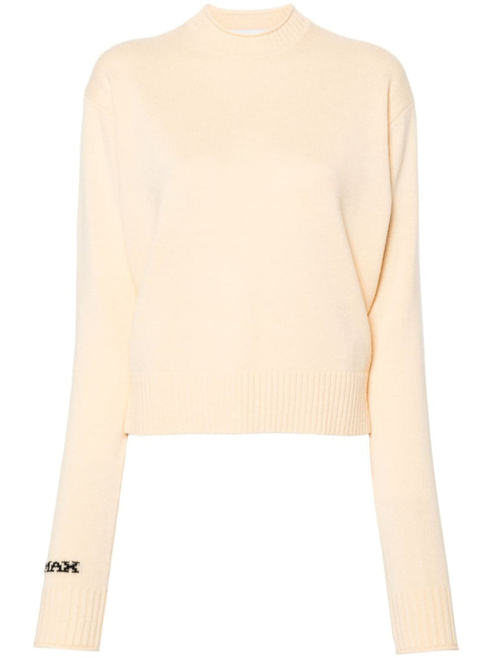 SportMax Sweaters Yellow Wool Cashmere