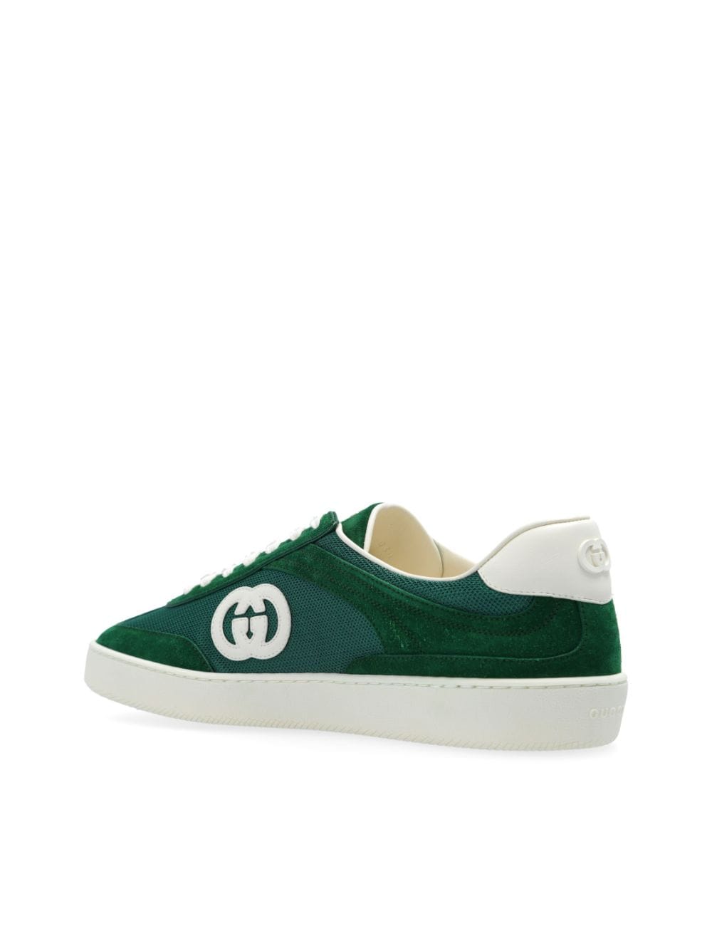 Gucci Sneakers Green Furs & Skins->leather100 %