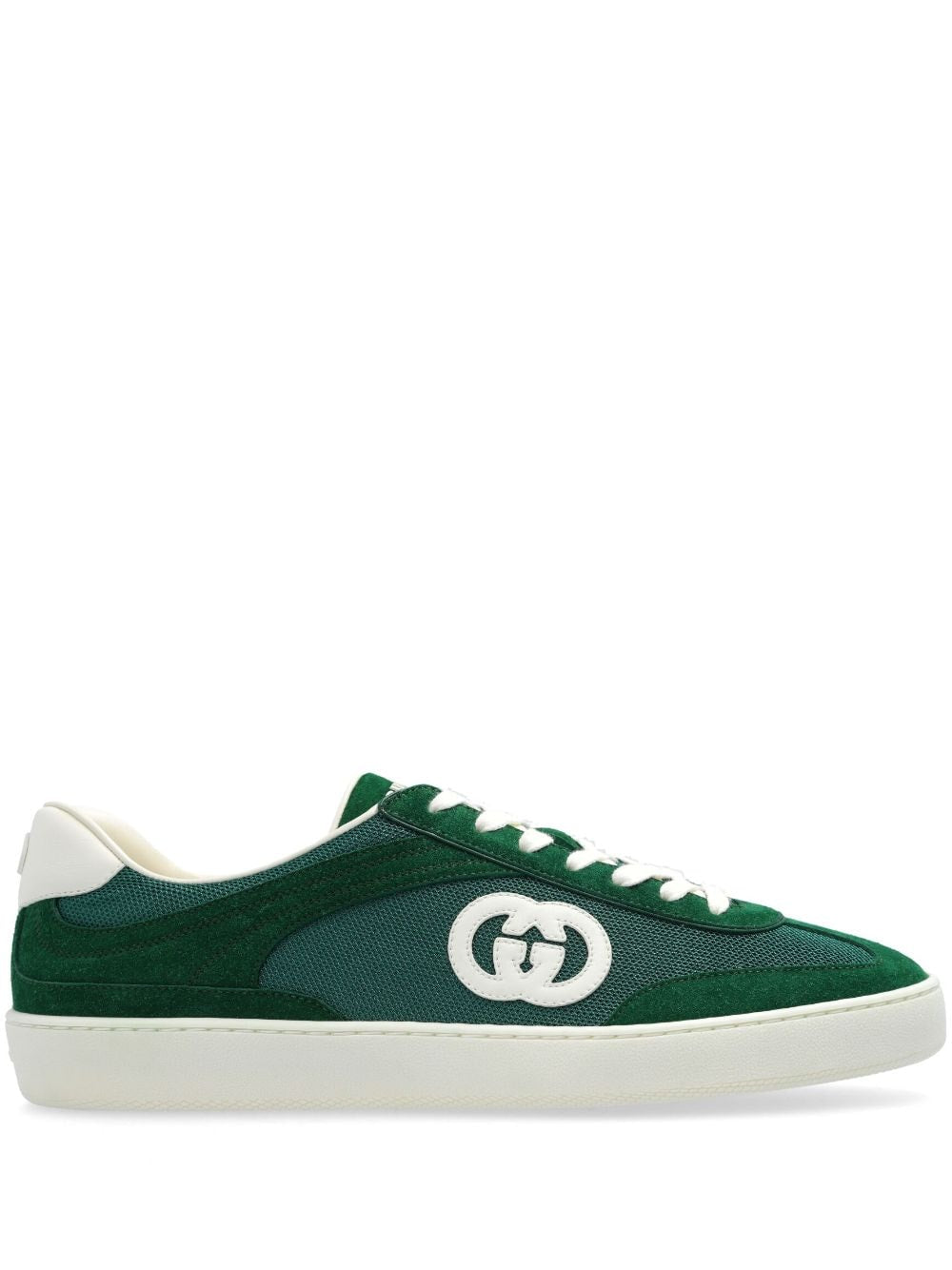 Gucci Sneakers Green Furs & Skins->leather100 %