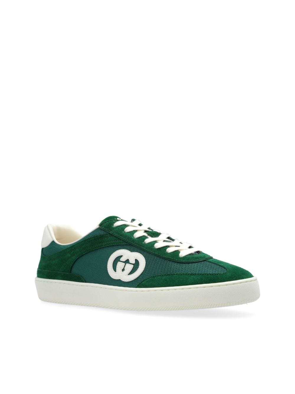 Gucci Sneakers Green Furs & Skins->leather100 %