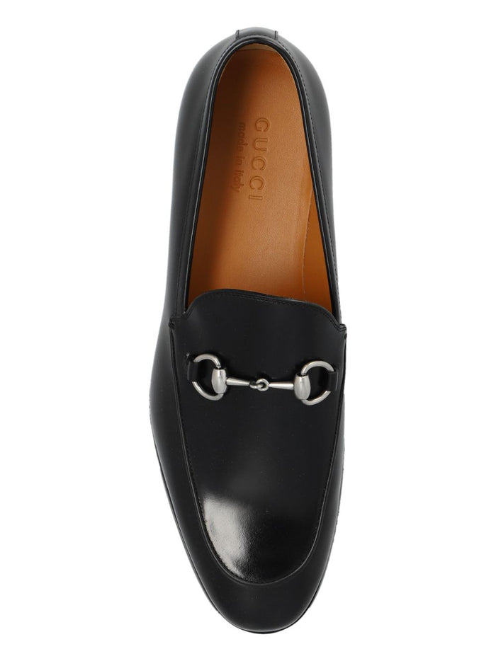 Gucci Flat Shoes Black Calf Leather