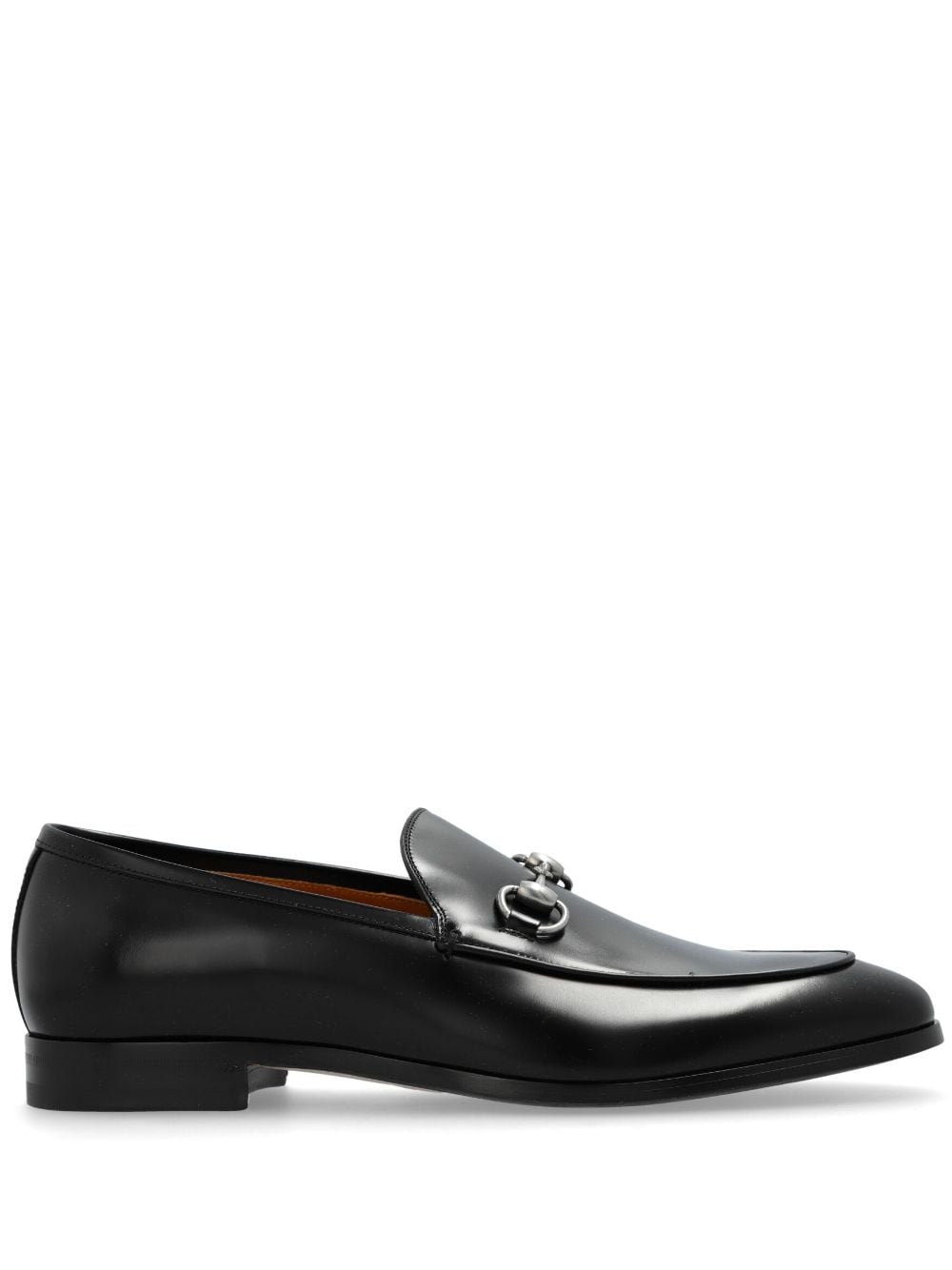 Gucci Flat Shoes Black Calf Leather