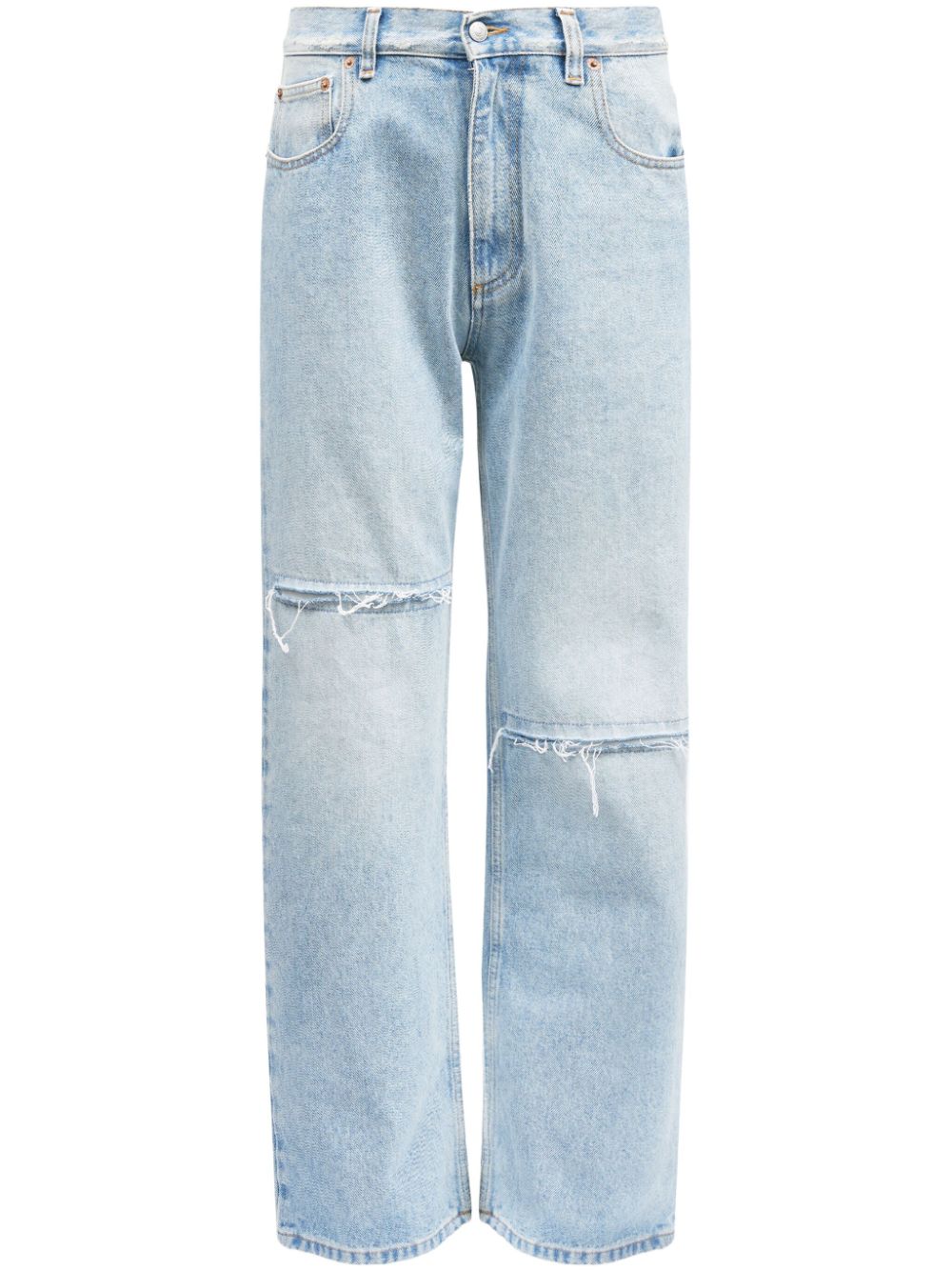 Mm6 Maison Margiela Jeans Clear Blue Cotton