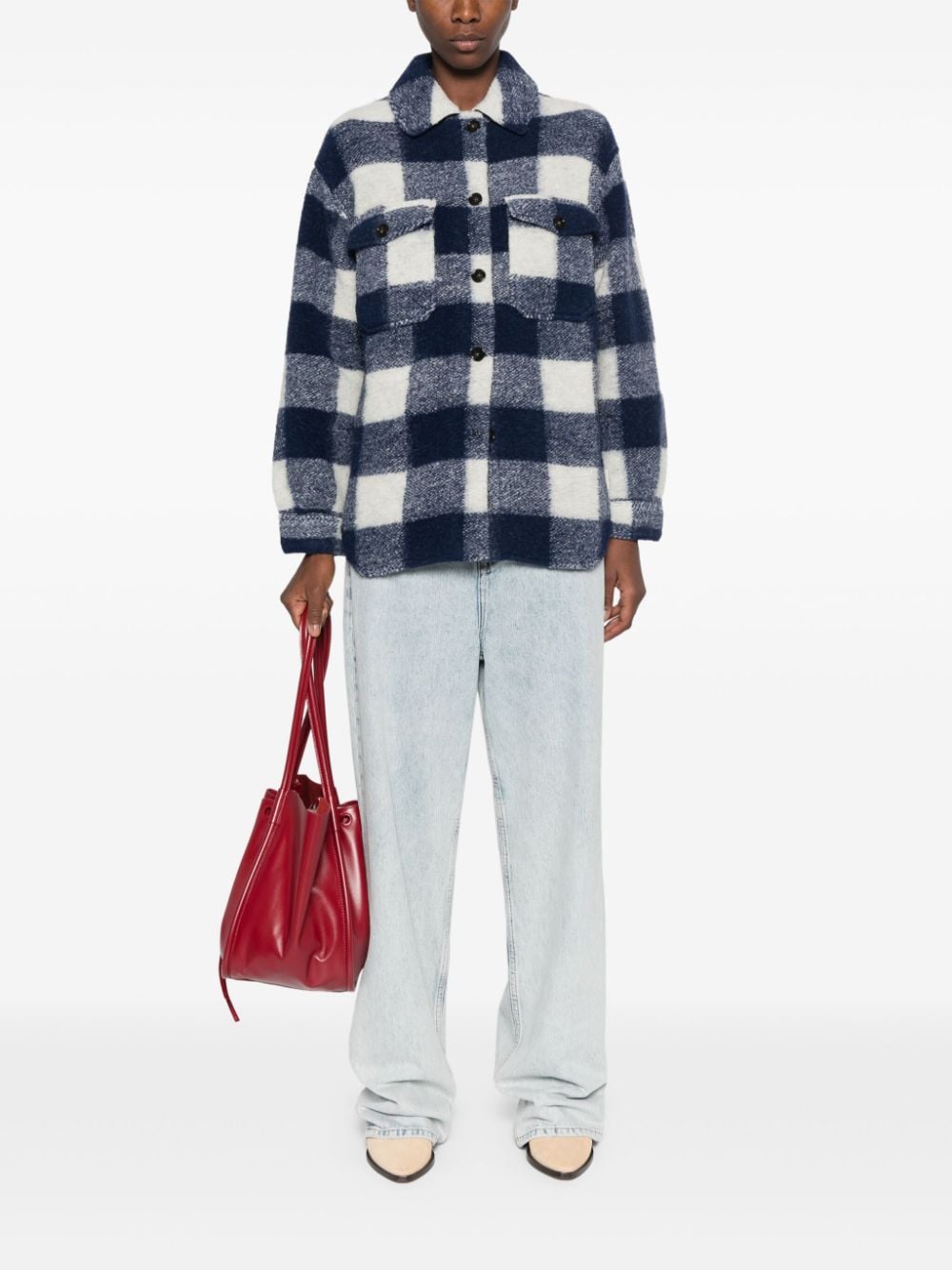 Woolrich Jackets Blu Wool