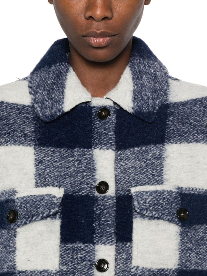 Woolrich Jackets Blu Wool