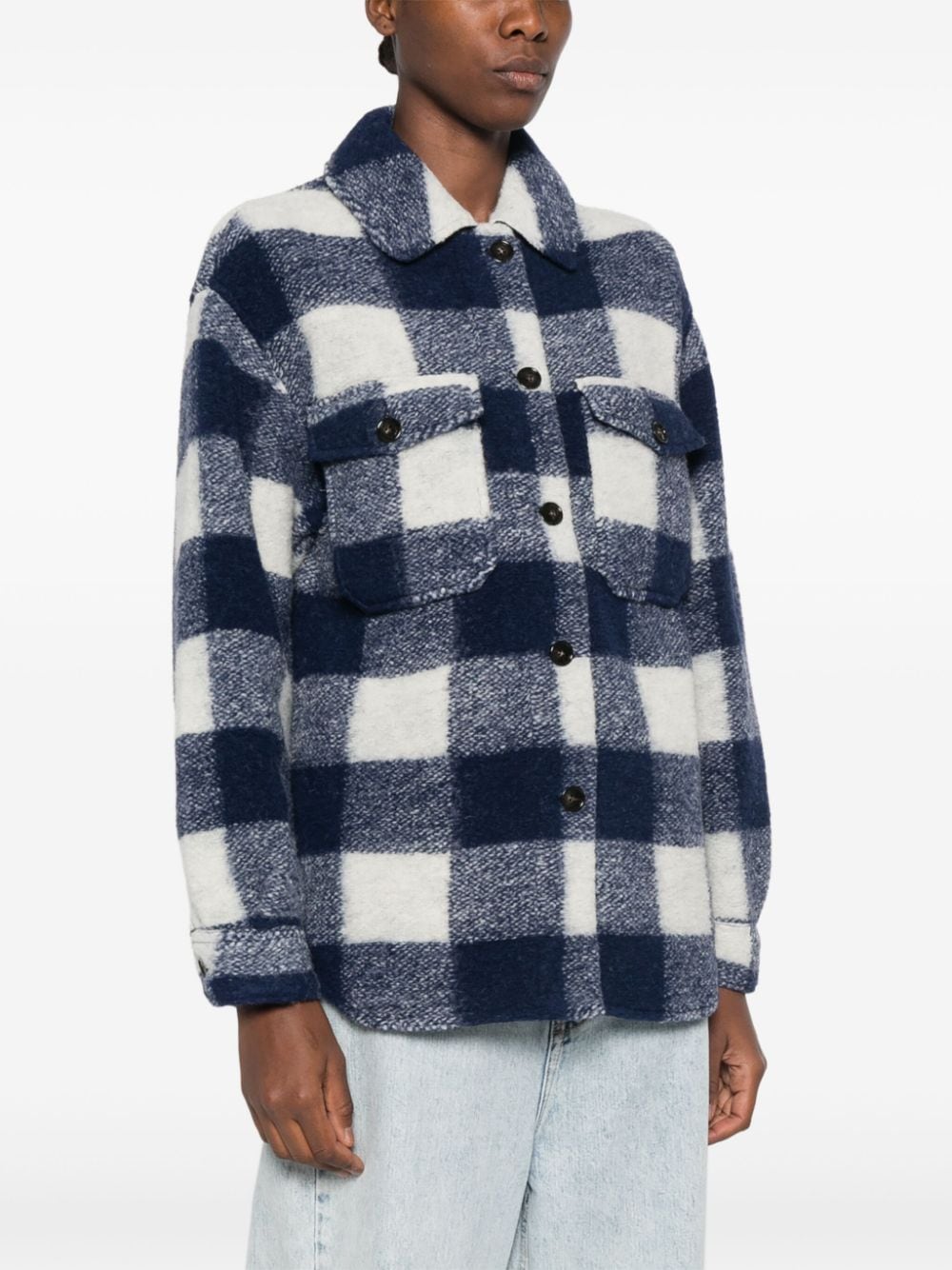 Woolrich Jackets Blu Wool