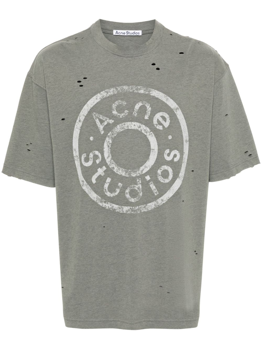 Acne Studios T-Shirts And Polos Green Cotton