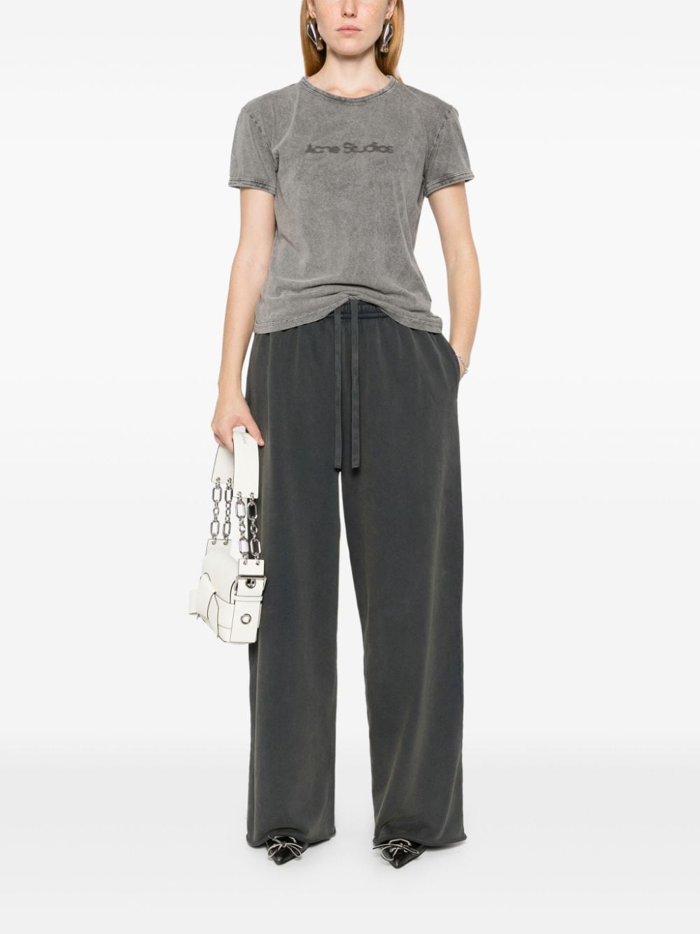 Acne Studios T-Shirts And Polos Grey Cotton