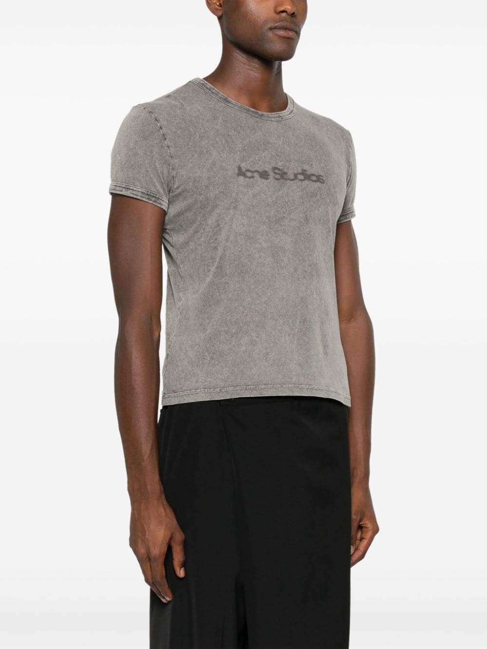 Acne Studios T-Shirts And Polos Grey Cotton