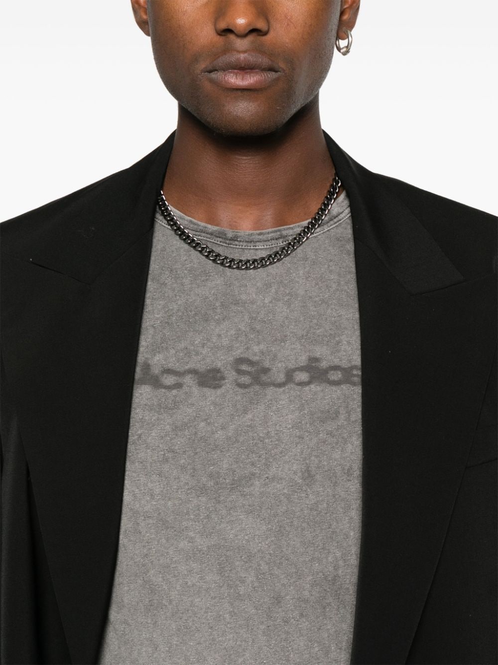 Acne Studios T-Shirts And Polos Grey Cotton