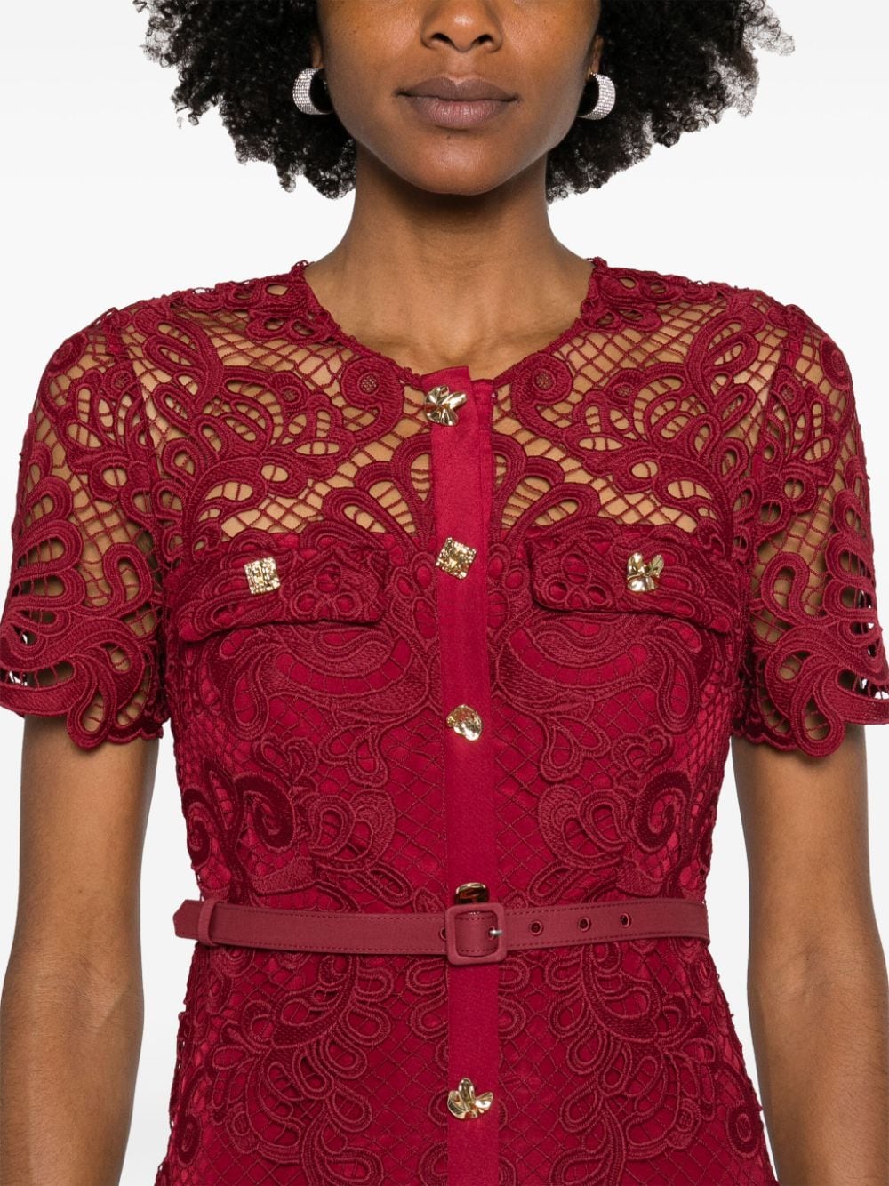 Self-Portrait Dresses Red Polyester