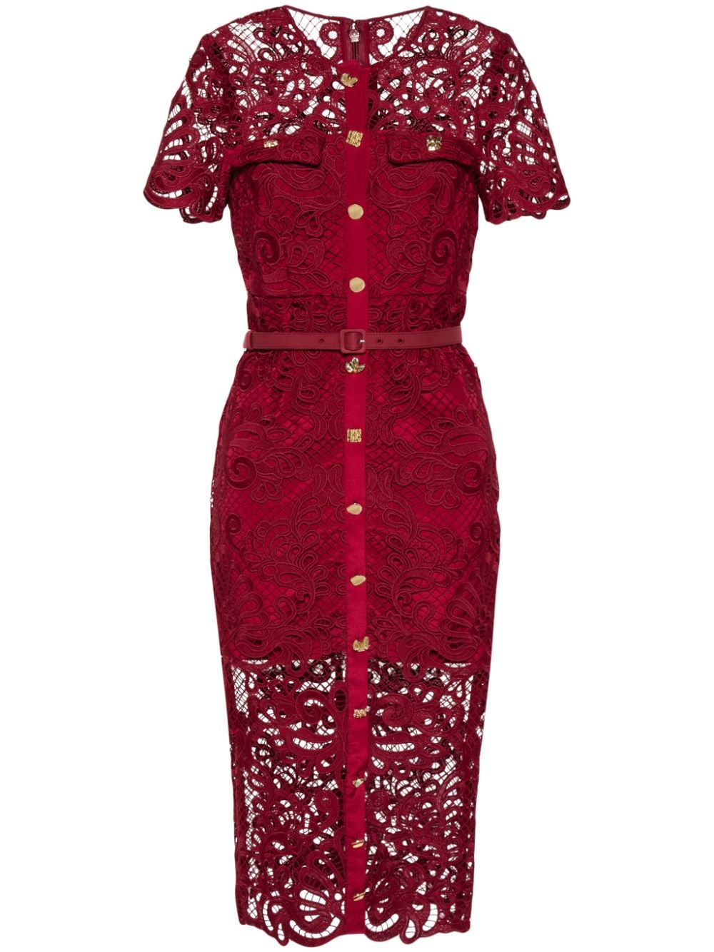 Self-Portrait Dresses Red Polyester