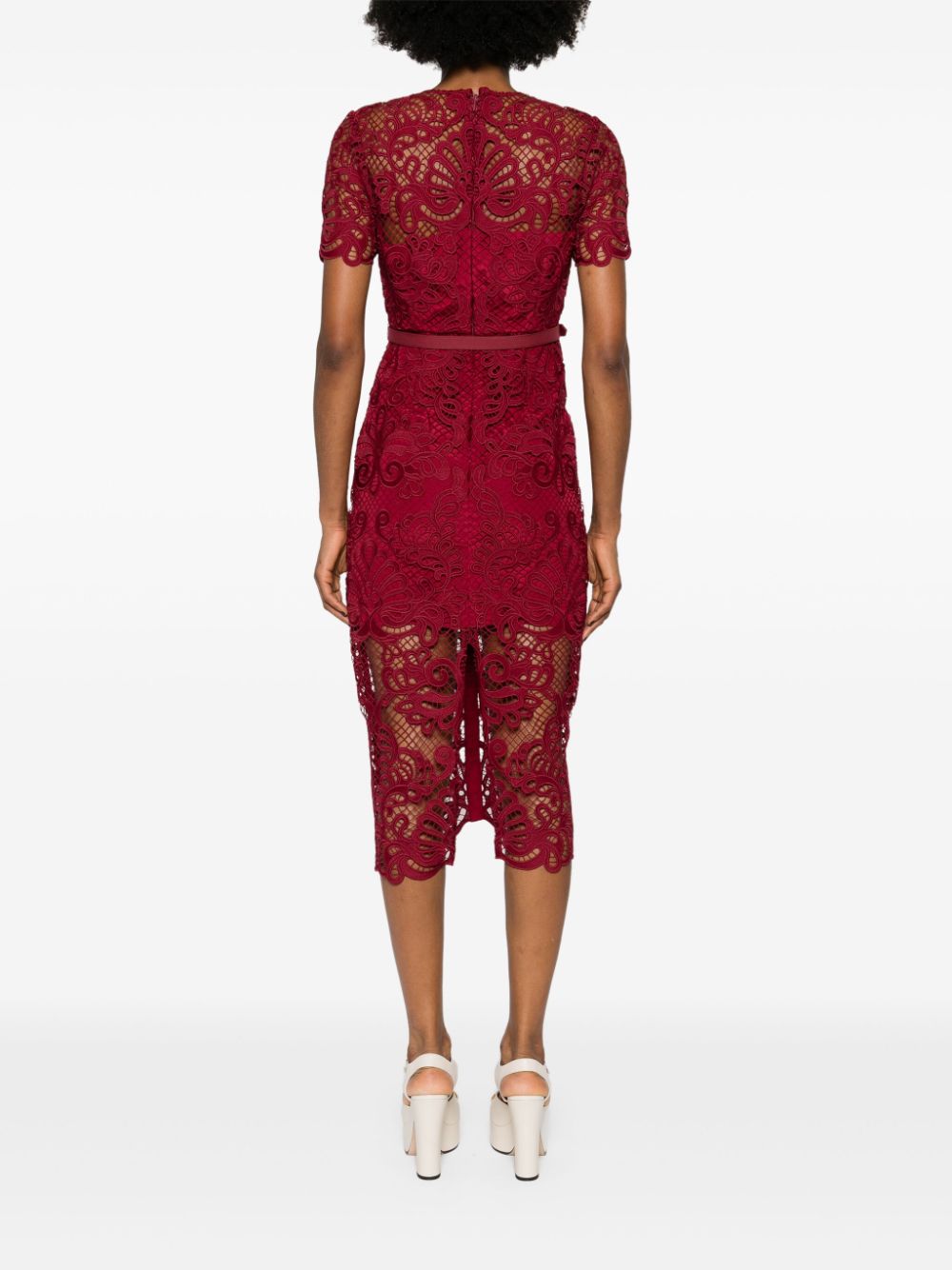 Self-Portrait Dresses Red Polyester