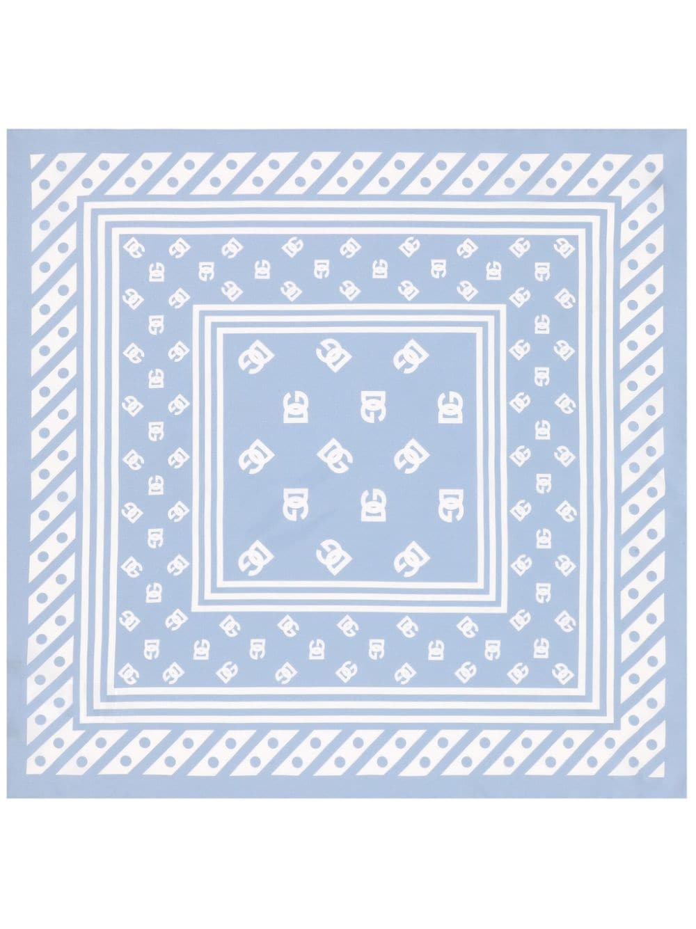 Dolce & Gabbana Scarfs Clear Blue Silk