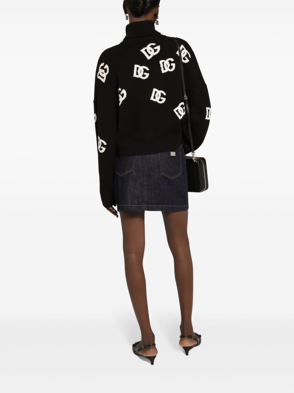 Dolce & Gabbana Sweaters Black Virgin Wool