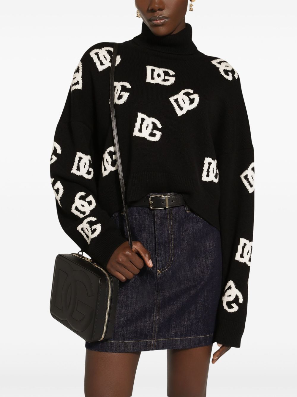 Dolce & Gabbana Sweaters Black Virgin Wool