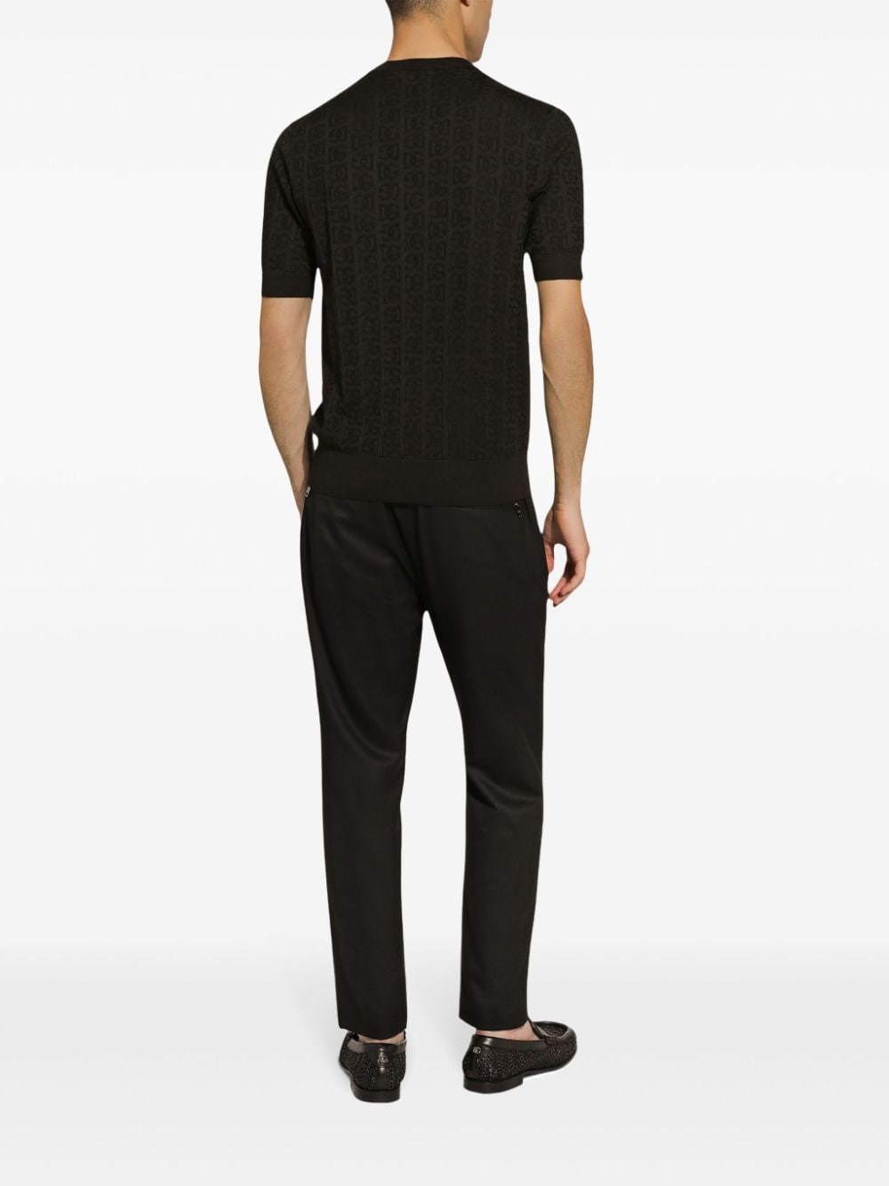 Dolce & Gabbana Sweaters Black Silk
