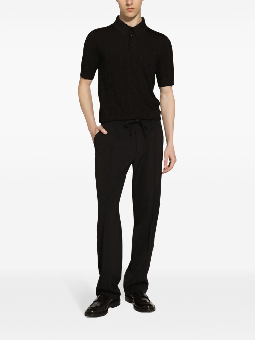 Dolce & Gabbana T-Shirts And Polos Black Silk