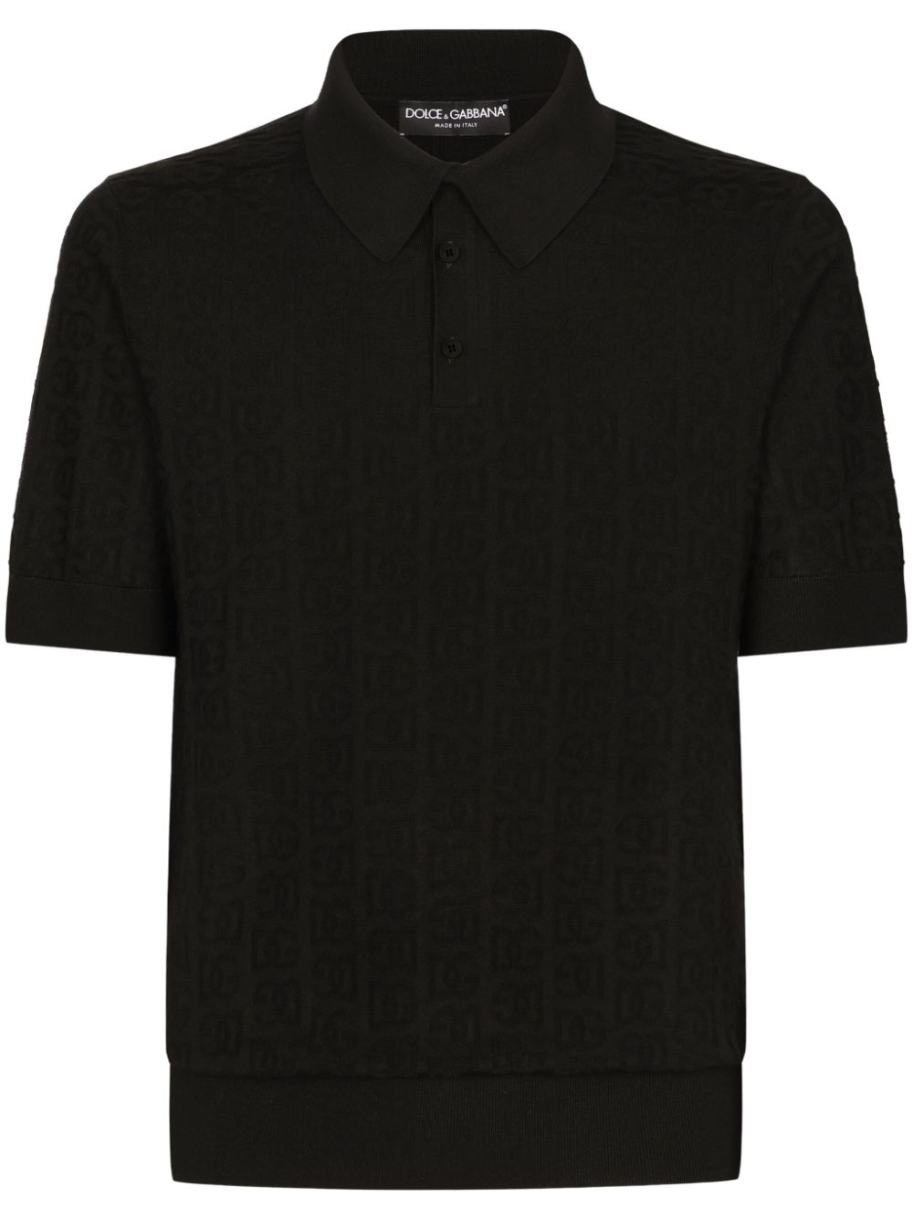 Dolce & Gabbana T-Shirts And Polos Black Silk