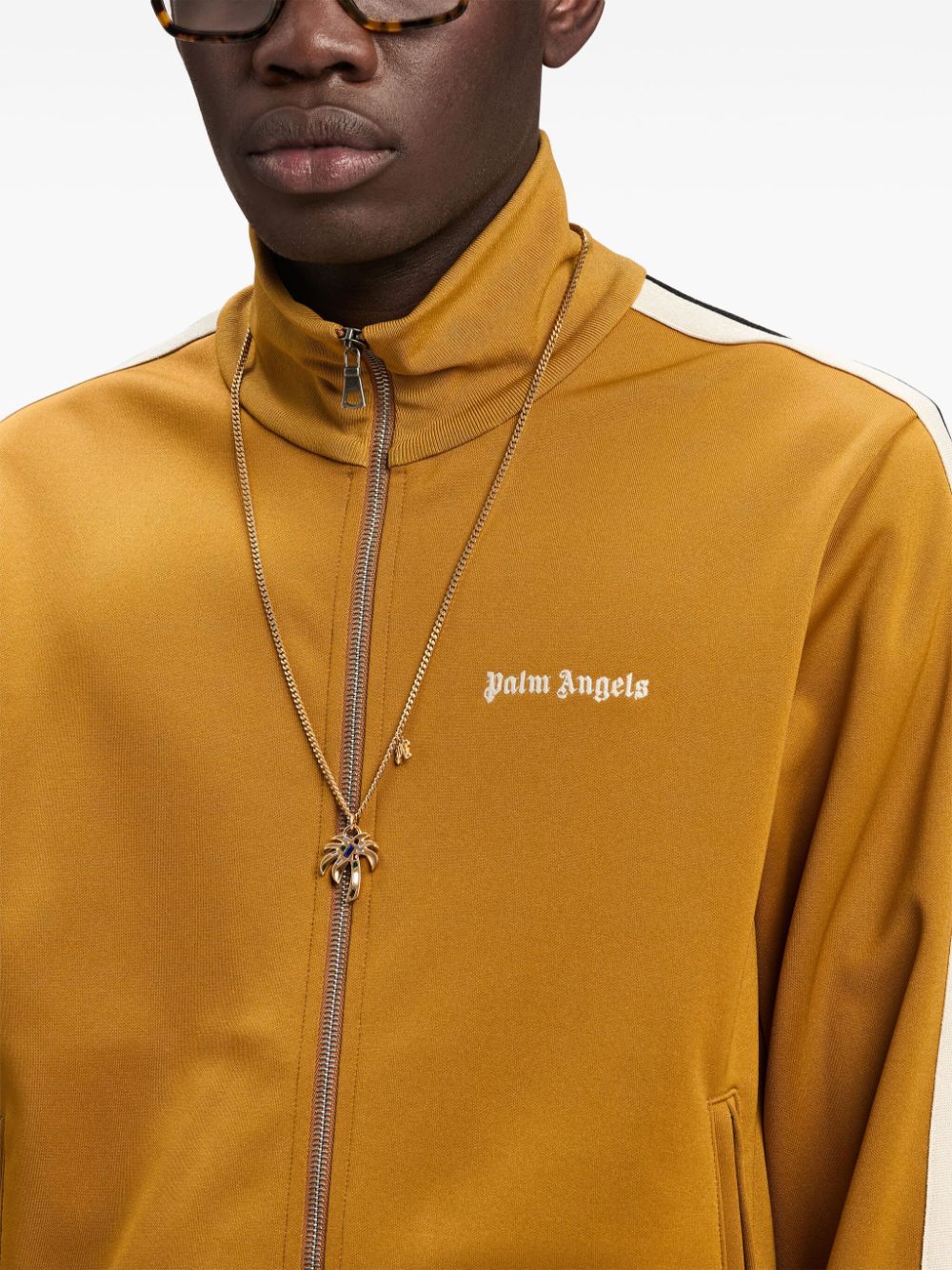 Palm Angels Sweaters Yellow Lining: Polyester