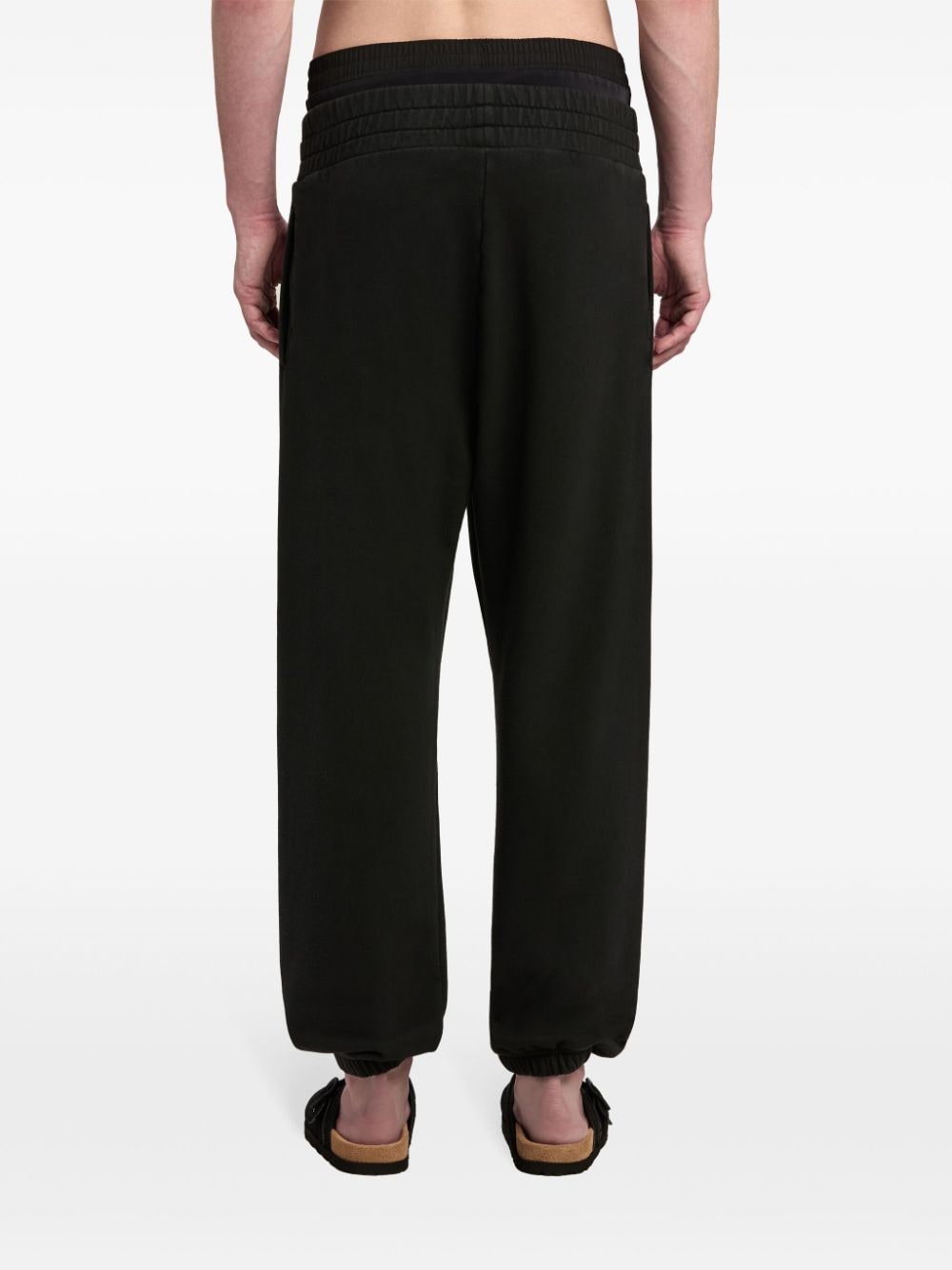 Palm Angels Trousers Black Cotton