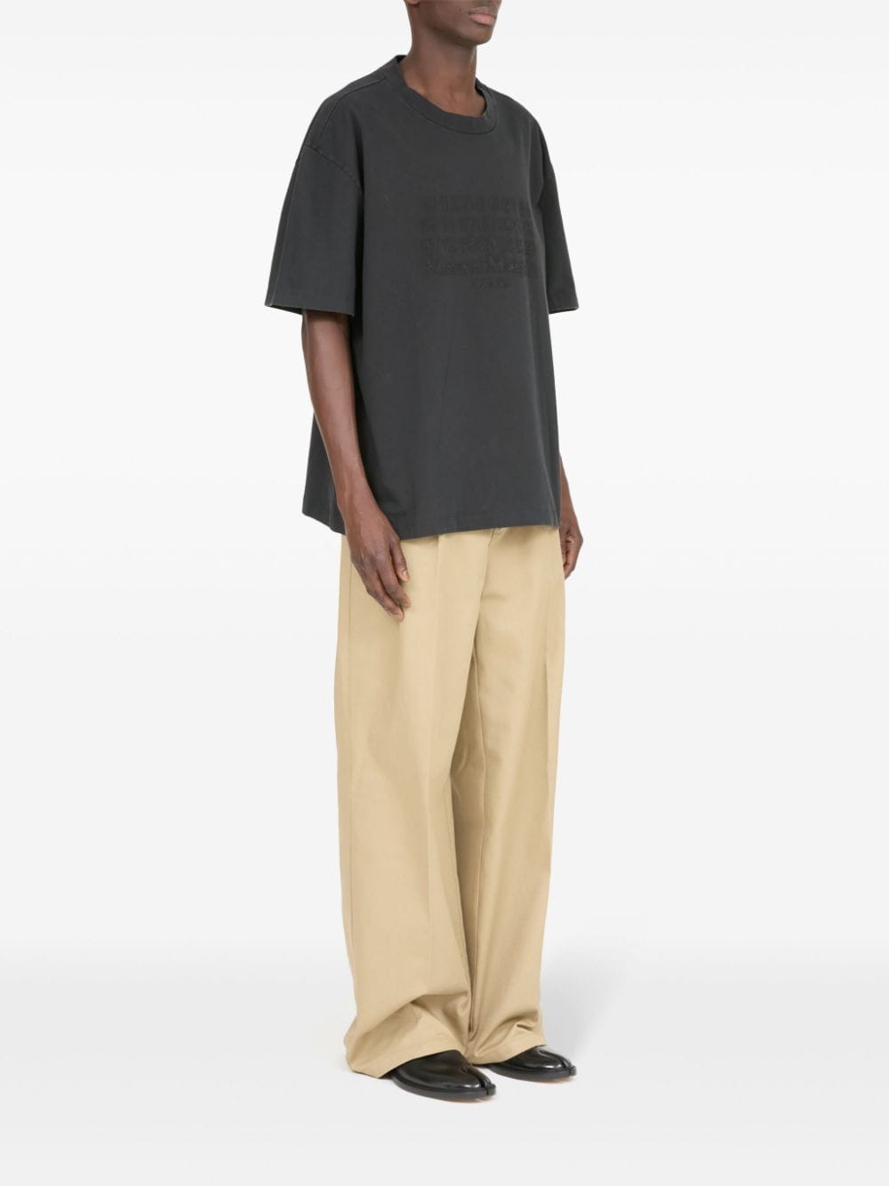 Maison Margiela T-Shirts And Polos Black Cotton