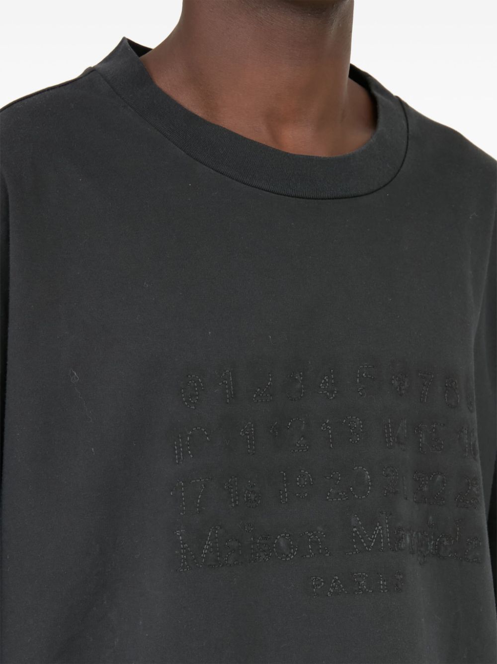 Maison Margiela T-Shirts And Polos Black Cotton