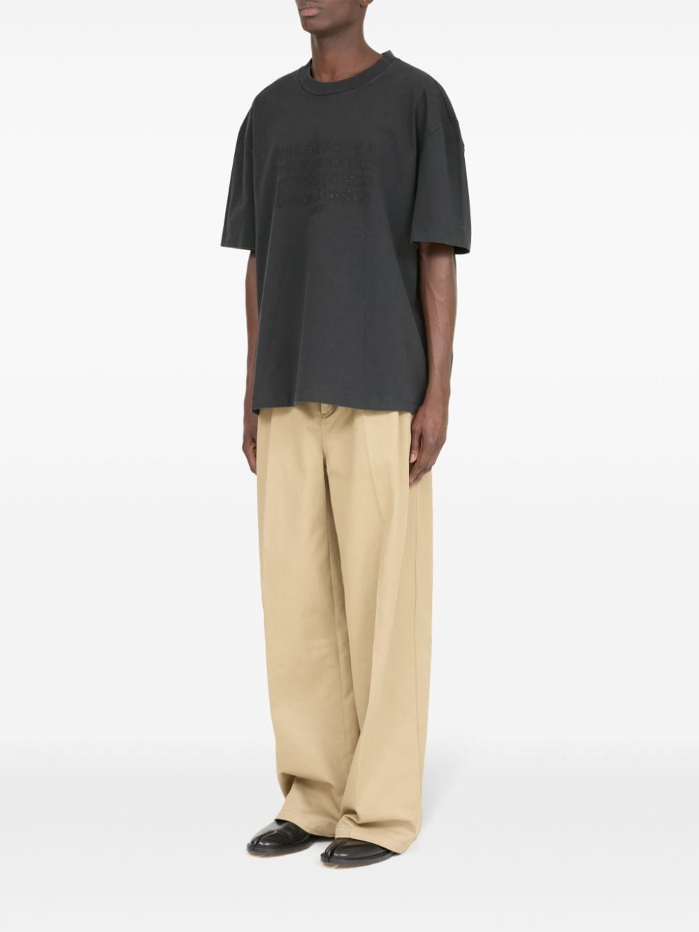 Maison Margiela T-Shirts And Polos Black Cotton