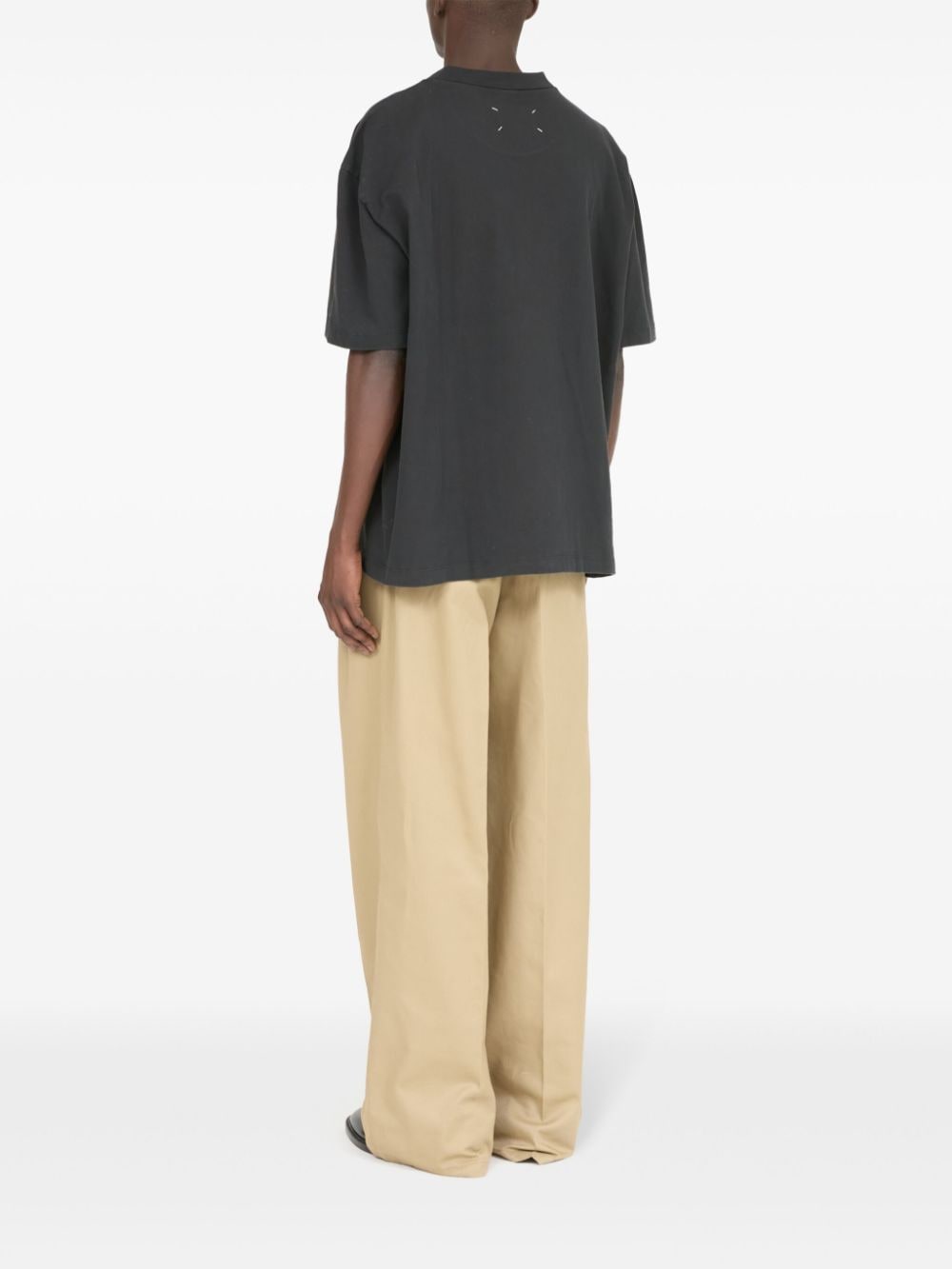 Maison Margiela T-Shirts And Polos Black Cotton
