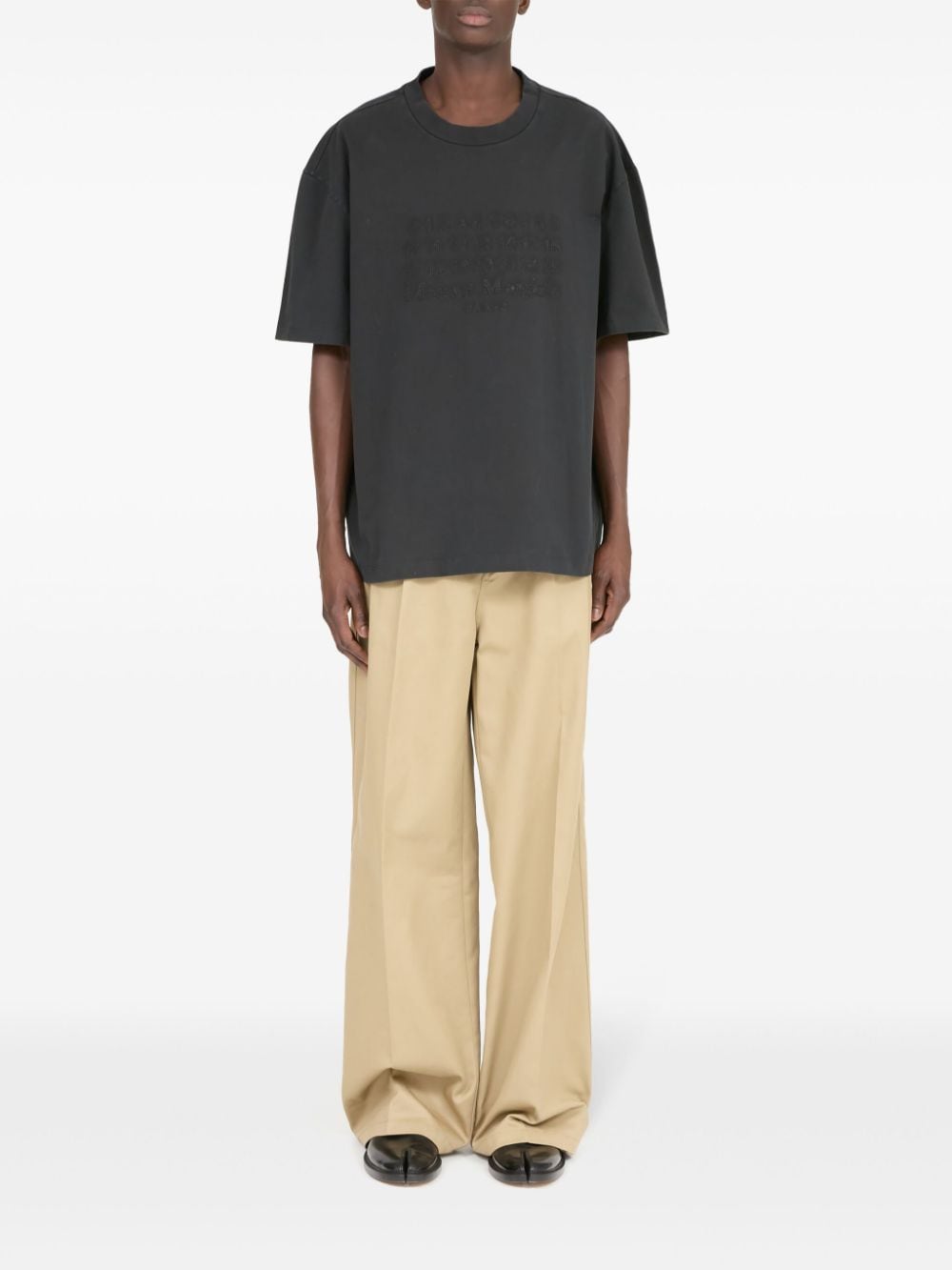 Maison Margiela T-Shirts And Polos Black Cotton