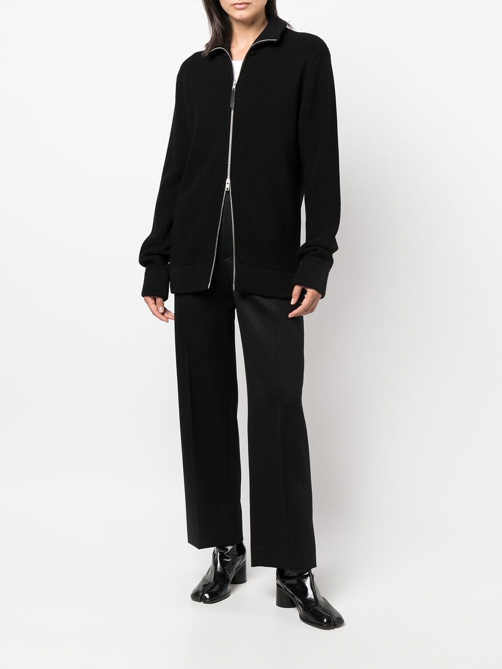 Maison Margiela Sweaters Black Cotton Wool