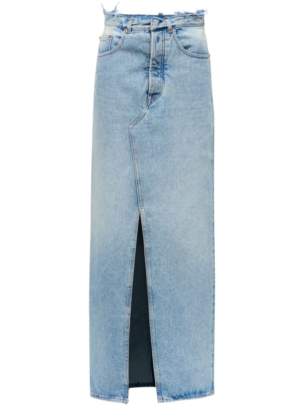 Mm6 Maison Margiela Skirts Clear Blue Cotton