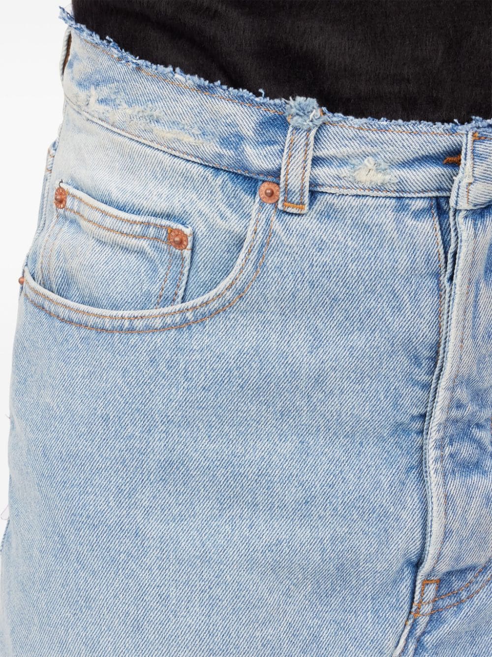 Mm6 Maison Margiela Skirts Clear Blue Cotton