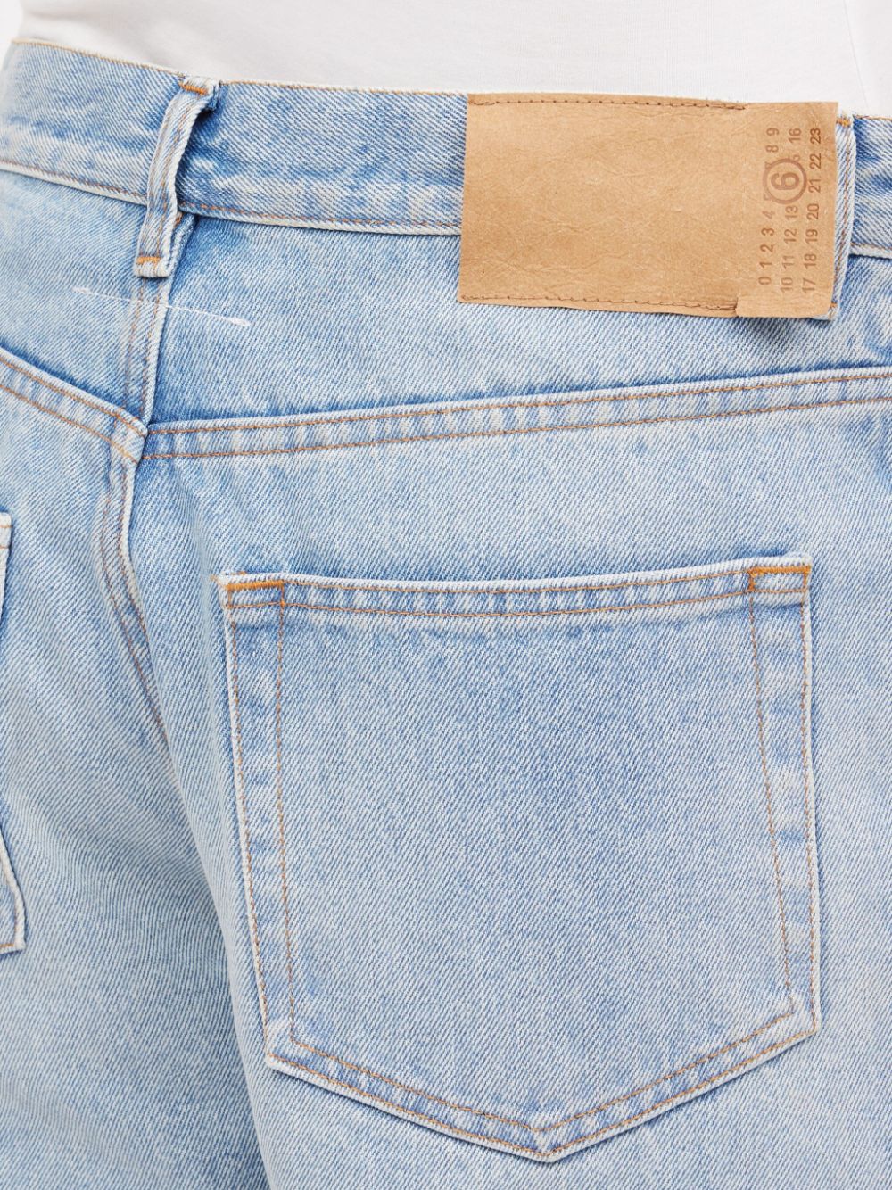 Mm6 Maison Margiela Jeans Clear Blue Cotton