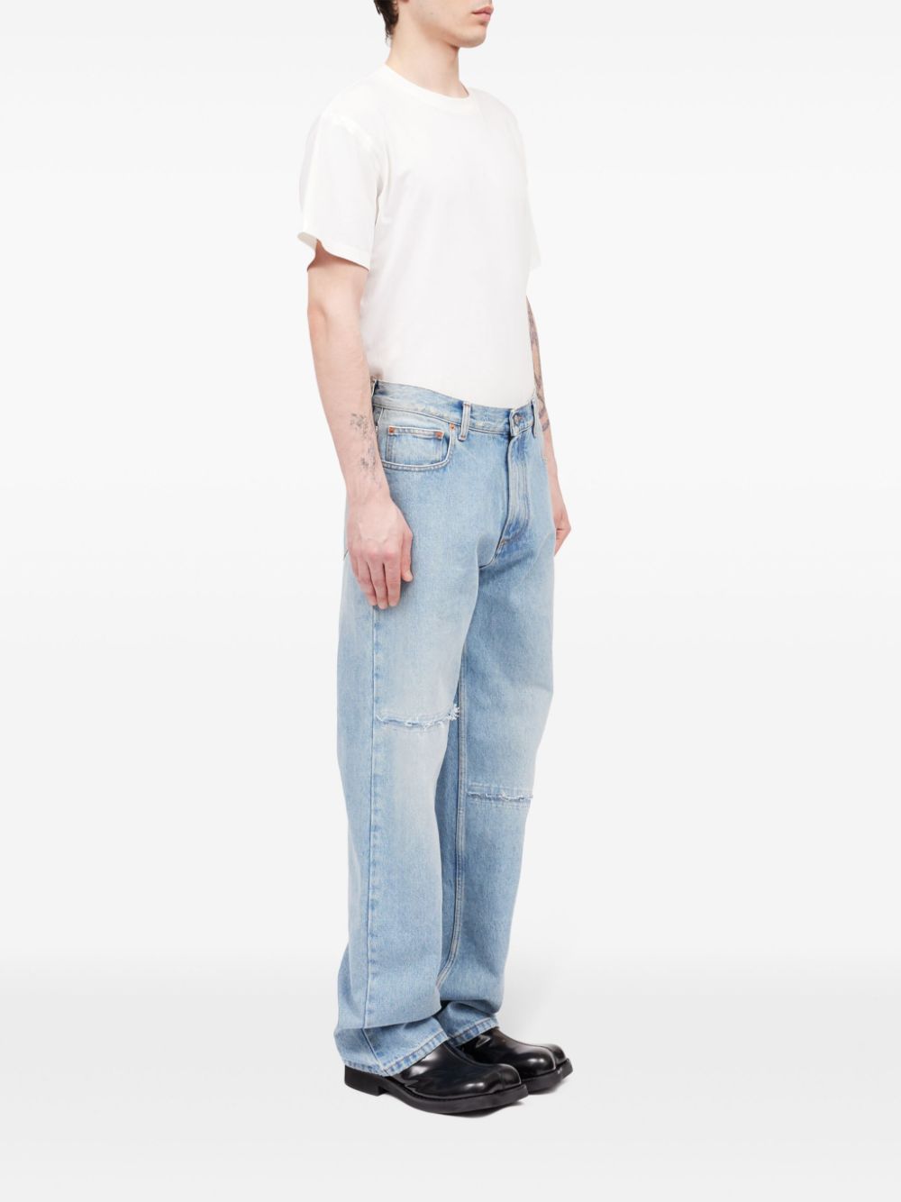 Mm6 Maison Margiela Jeans Clear Blue Cotton