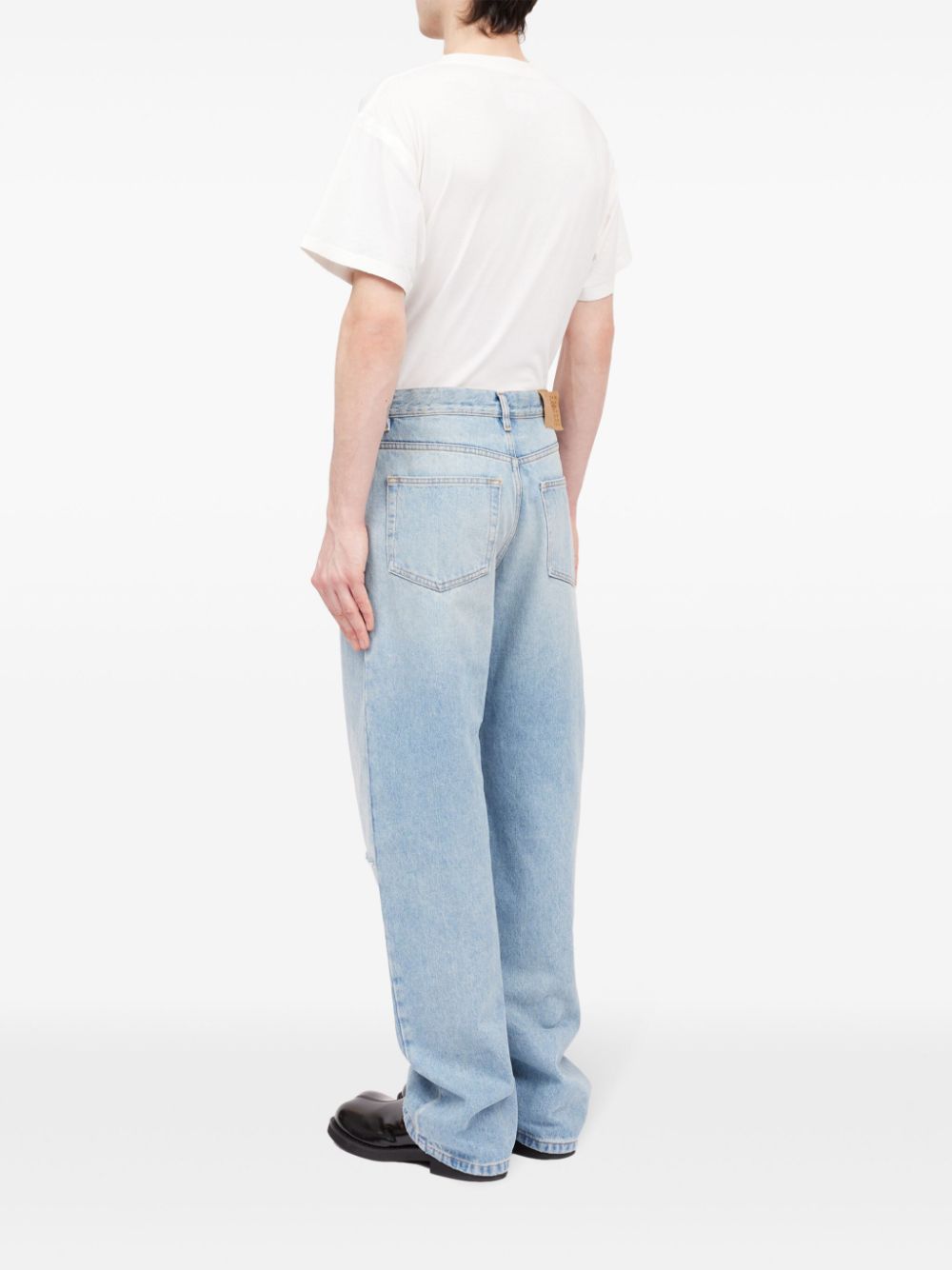 Mm6 Maison Margiela Jeans Clear Blue Cotton